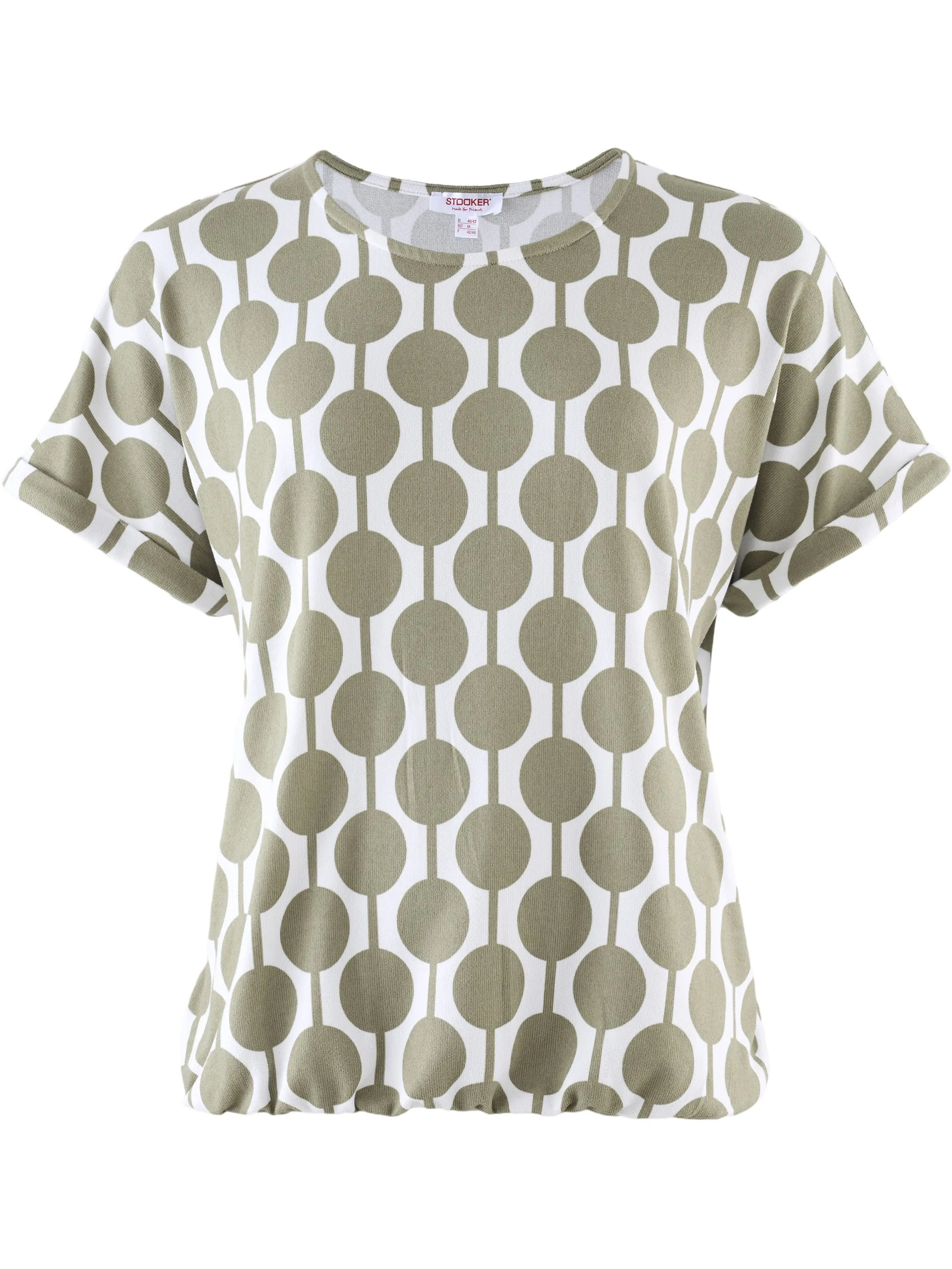 Stooker DOB 23160030009103 Da. T-Shirts / Grün 911338 9103 1