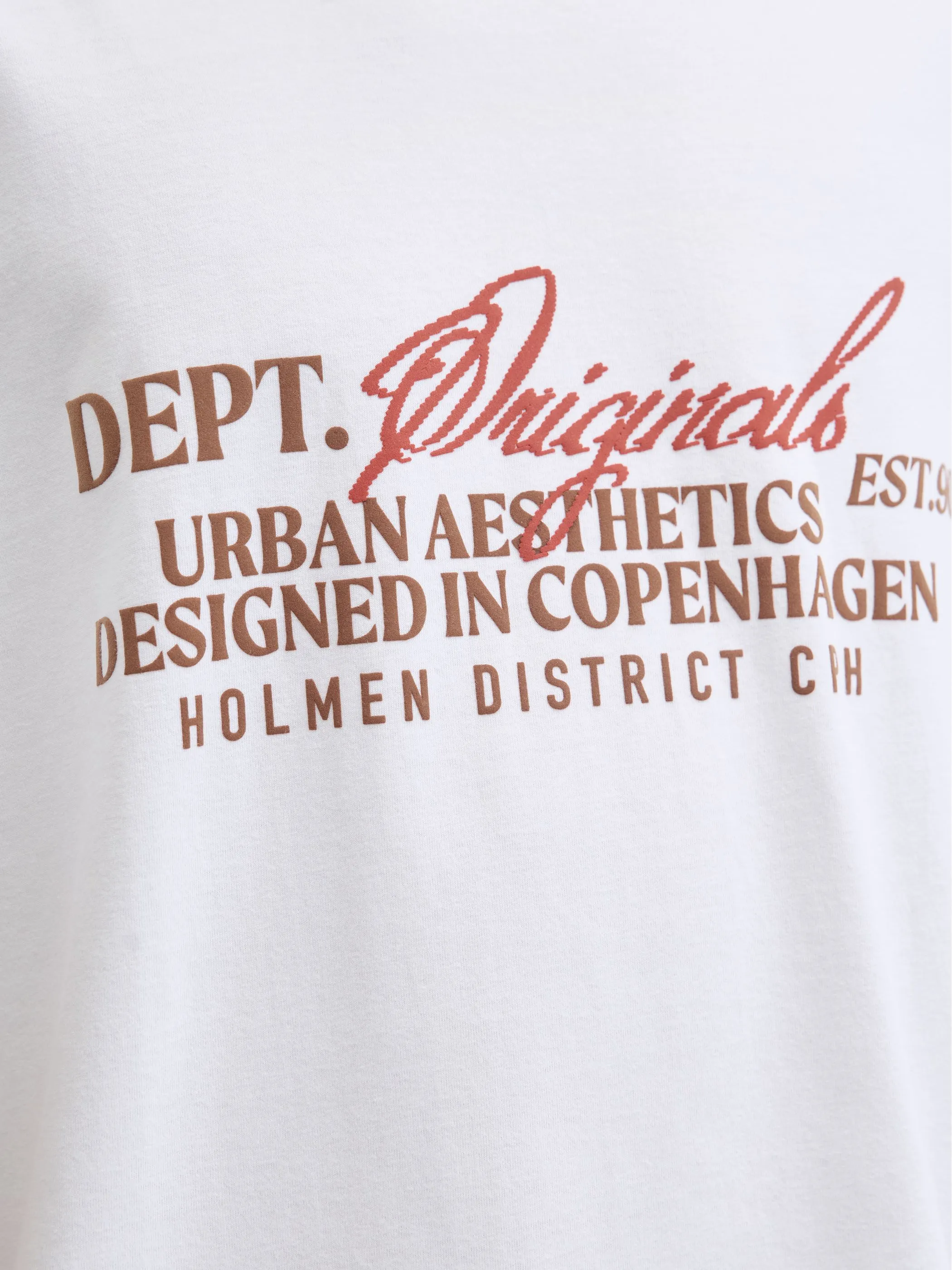 Jack Jones 12286107 JORBEDFORD TYPO TEE S Weiß 917835 177627 4