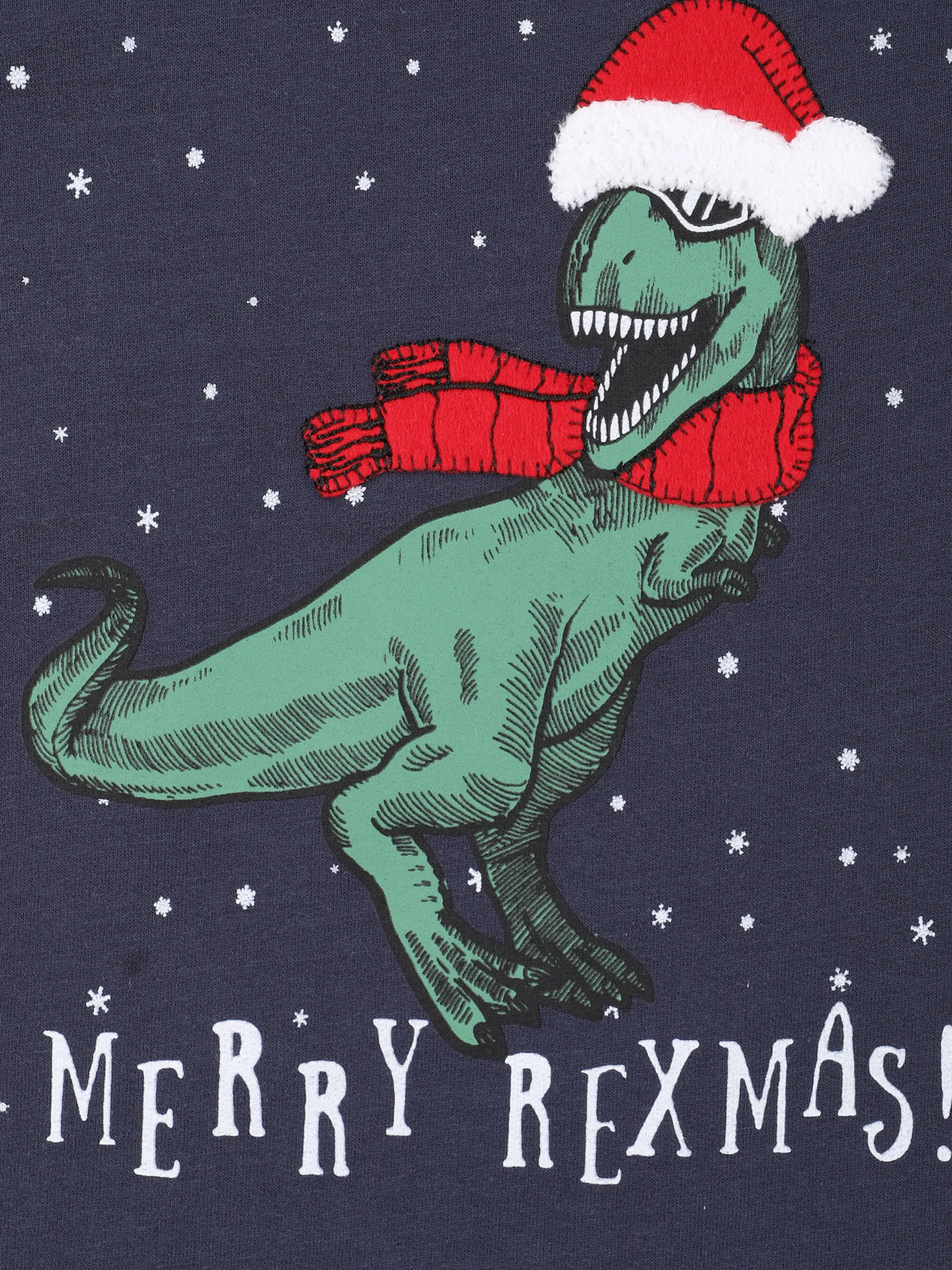 Stop + Go MB Longsleeve in navy mit Dino-Weihnachtsdruck Blau 871261 NAVY 3 Stop + Go MB Longsleeve in navy mit Dino-Weihnachtsdruck Blau 871261 NAVY 3