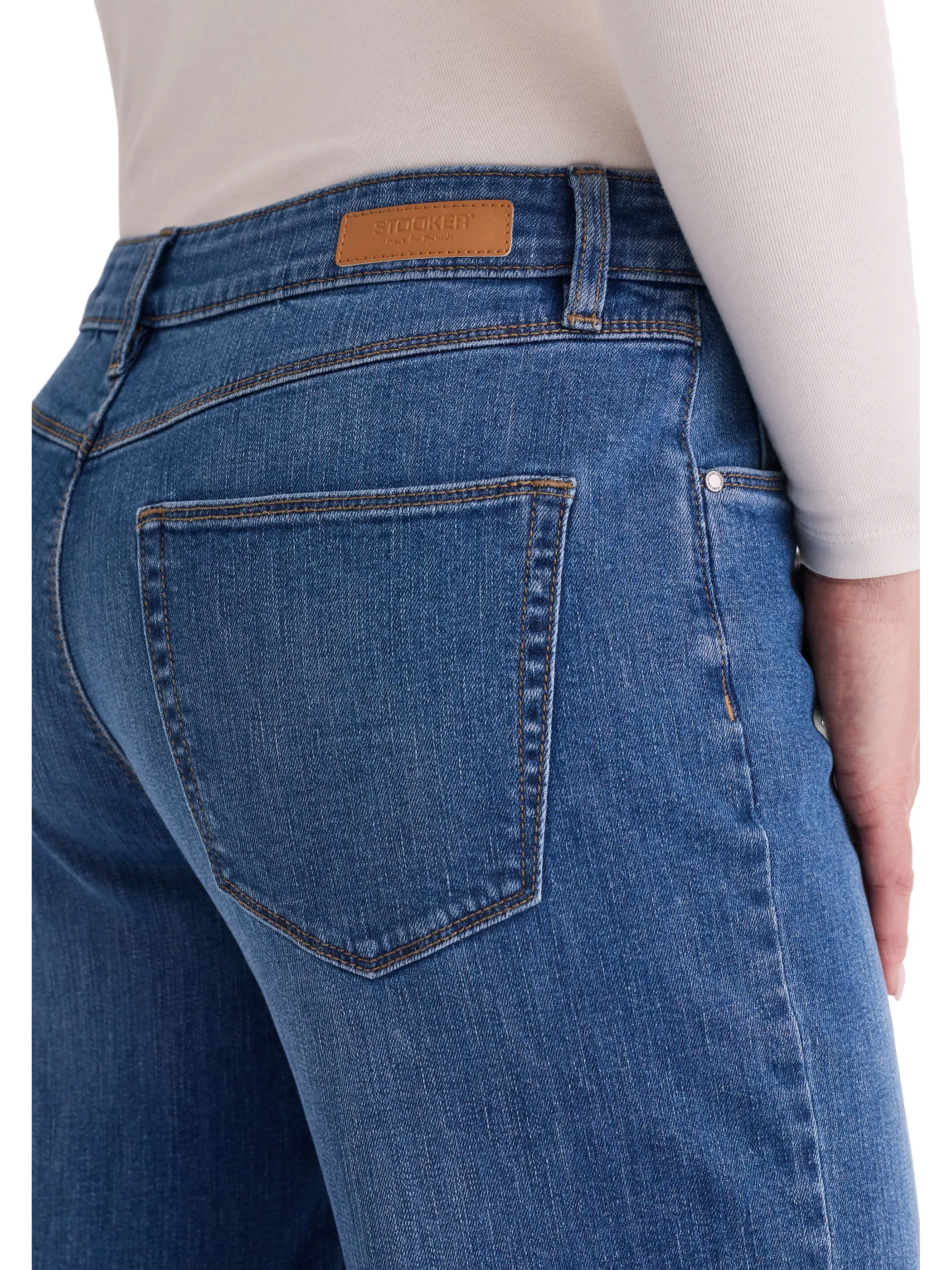 Stooker DOB 22400090007225 Da. Hosen lang, Blau 936923 7225 3