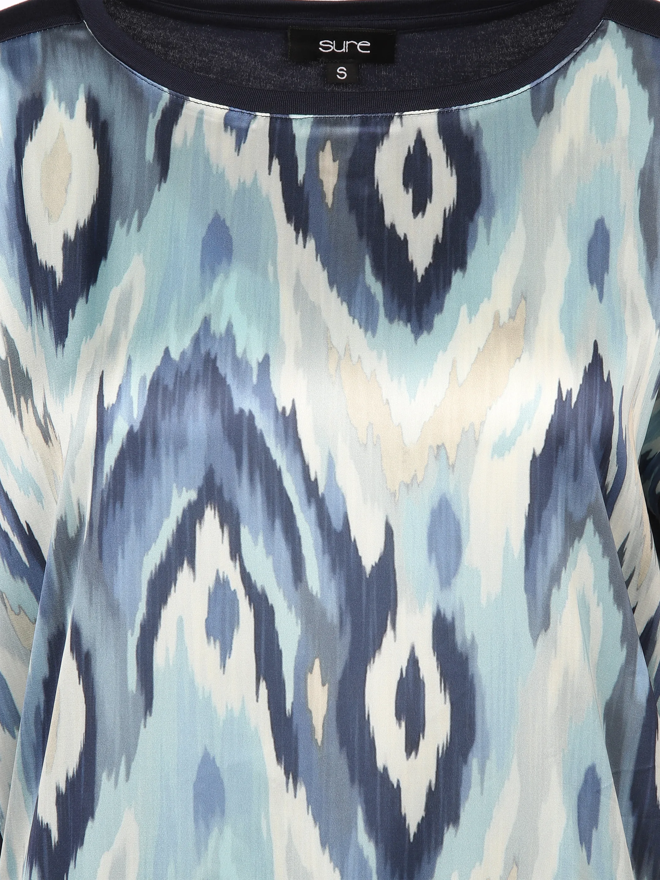 Sure Da-Materialmix-Shirt Blau 900738 JB/CAM/MAR 3 Sure Da-Materialmix-Shirt Blau 900738 JB/CAM/MAR 3