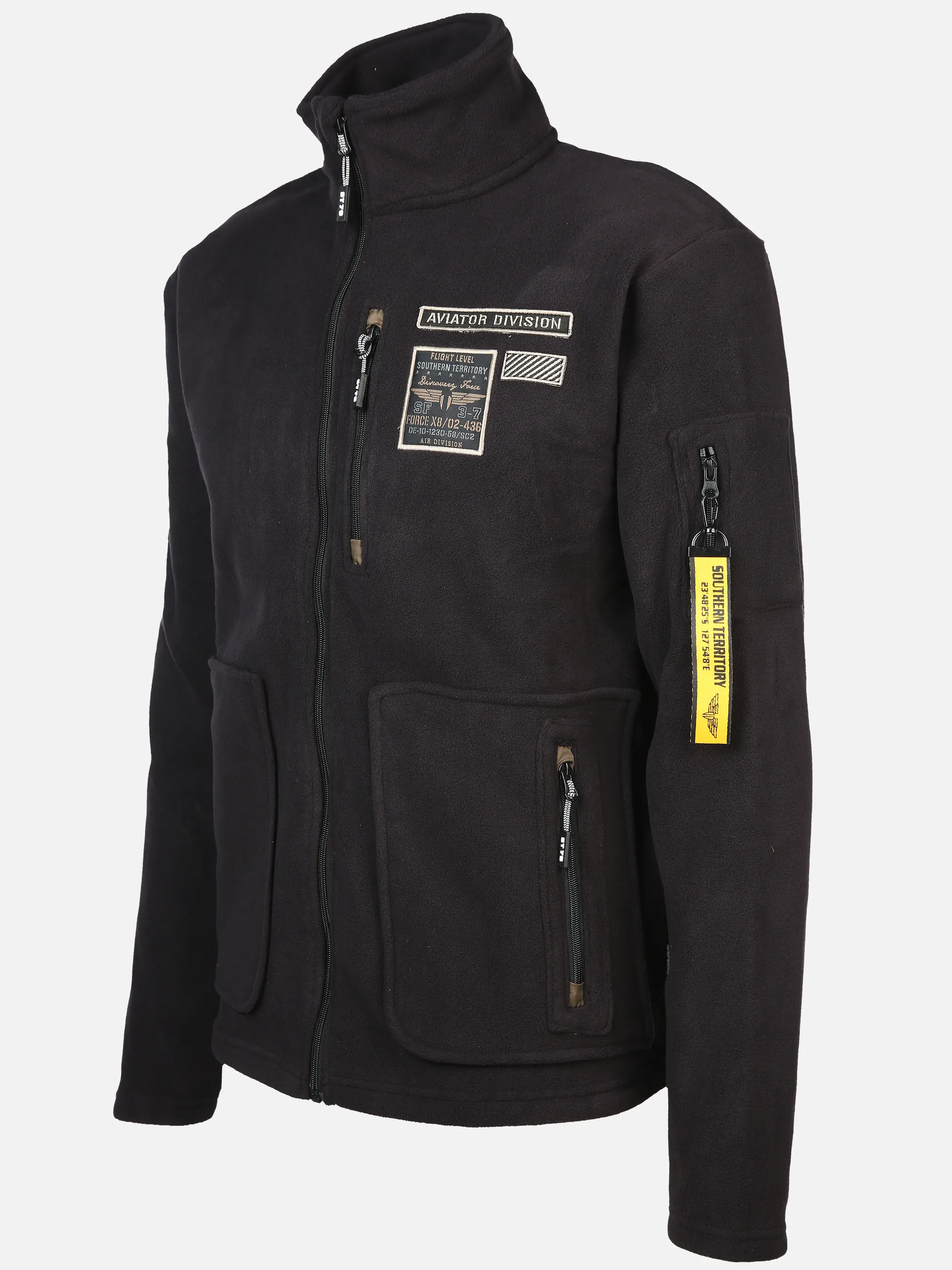 Southern Territory He. Fleecejacke Badges Grau 900227 GRAPHIT 3 Southern Territory He. Fleecejacke Badges Grau 900227 GRAPHIT 3