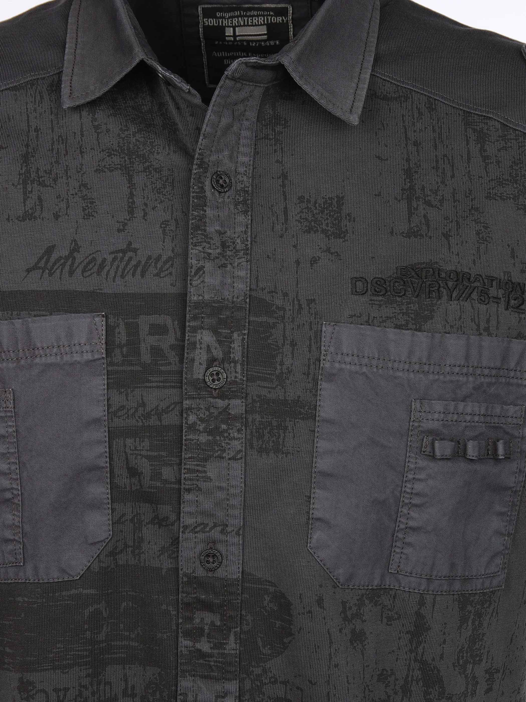 Southern Territory He. Jerseyhemd 1/2 Arm allover Grau 906585 GRAPHIT 3 Southern Territory He. Jerseyhemd 1/2 Arm allover Grau 906585 GRAPHIT 3