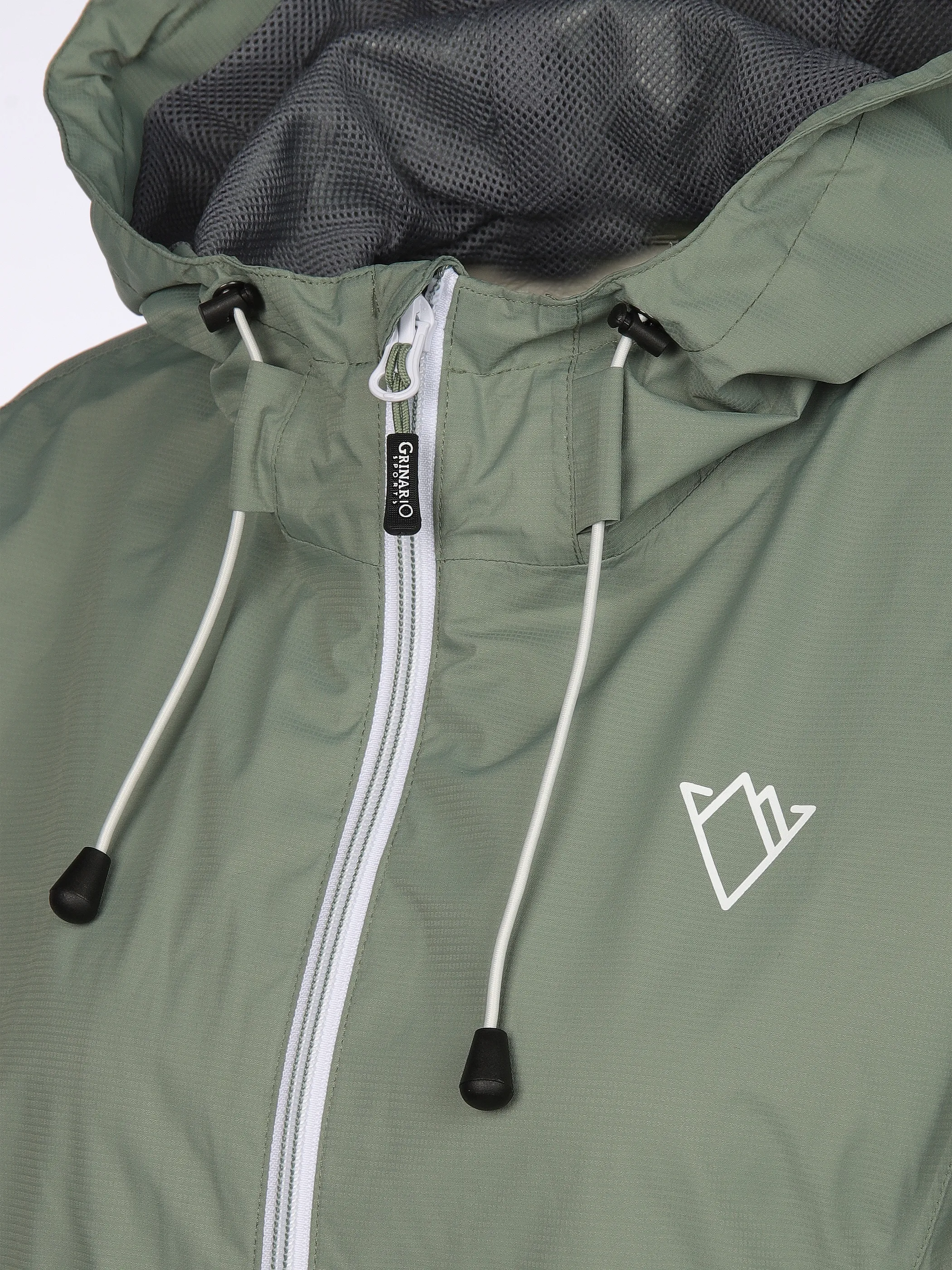 Grinario Sports Da- Regenjacke verpackbar Oliv 904303 GREEN 4