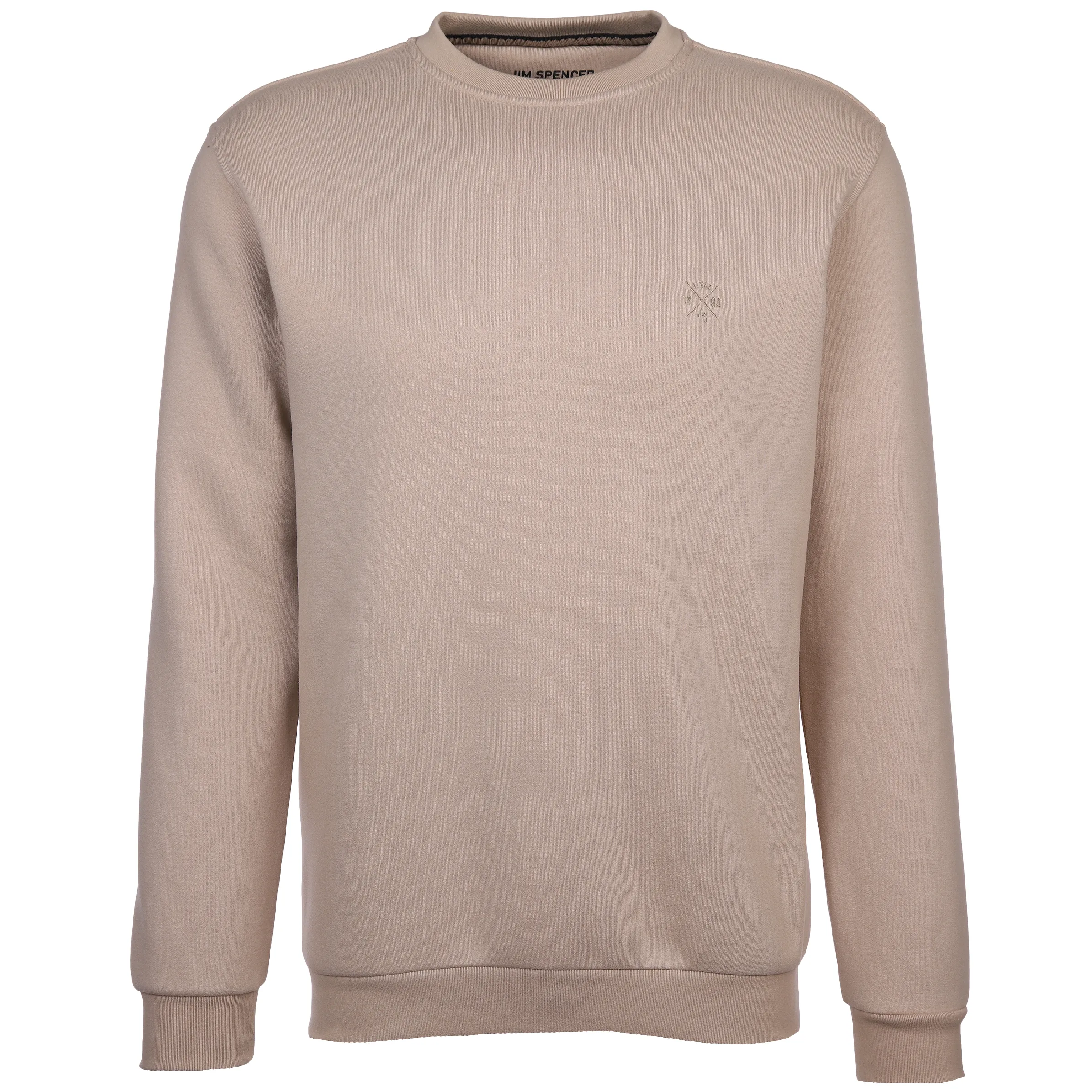 Jim Spencer He. Sweatshirt uni seasonal Silber 887816 STONE 1