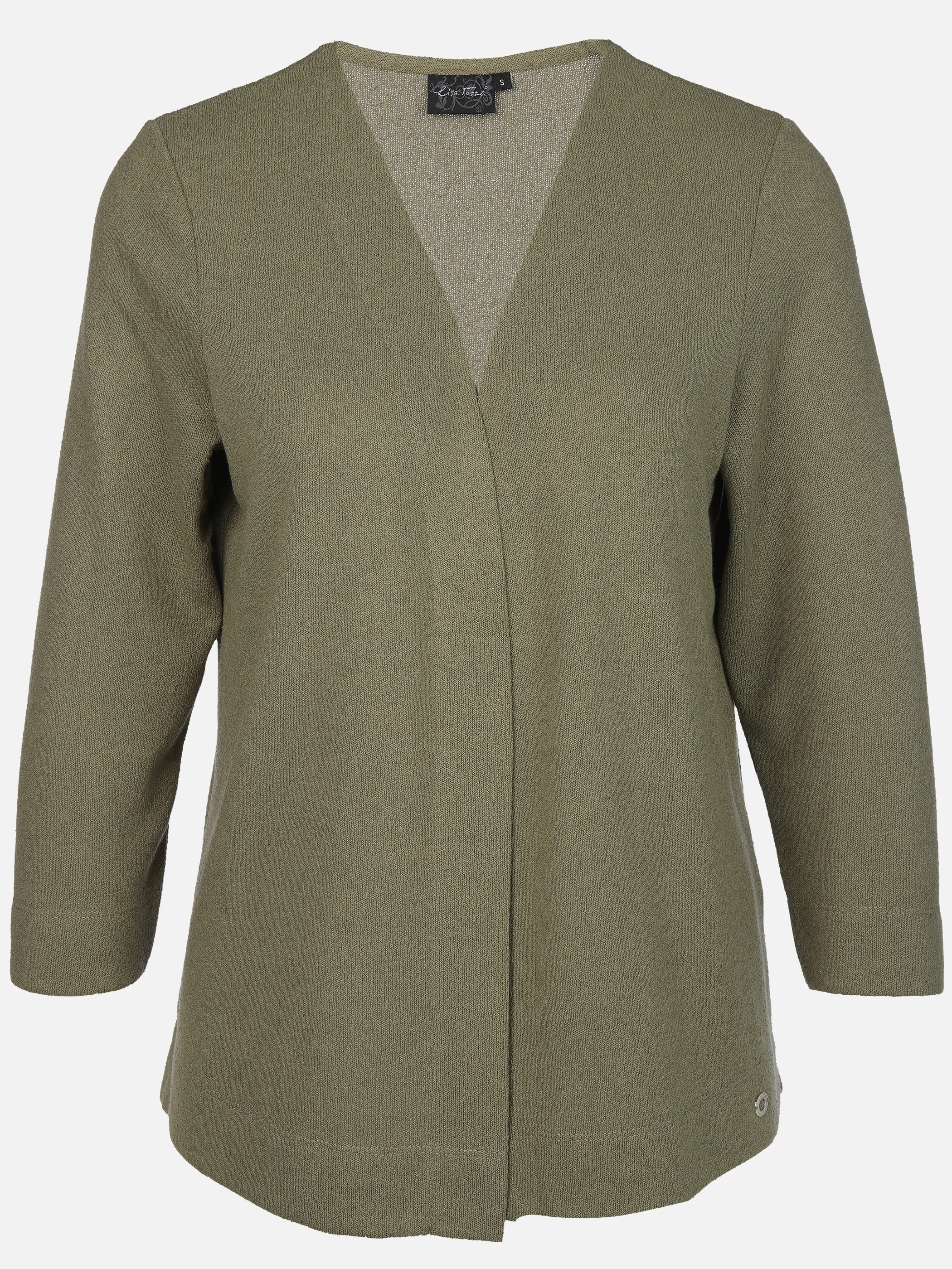 Lisa Tossa Da-Cardigan in Boucle-Optik Oliv 906583 TREK 1 Lisa Tossa Da-Cardigan in Boucle-Optik Oliv 906583 TREK 1
