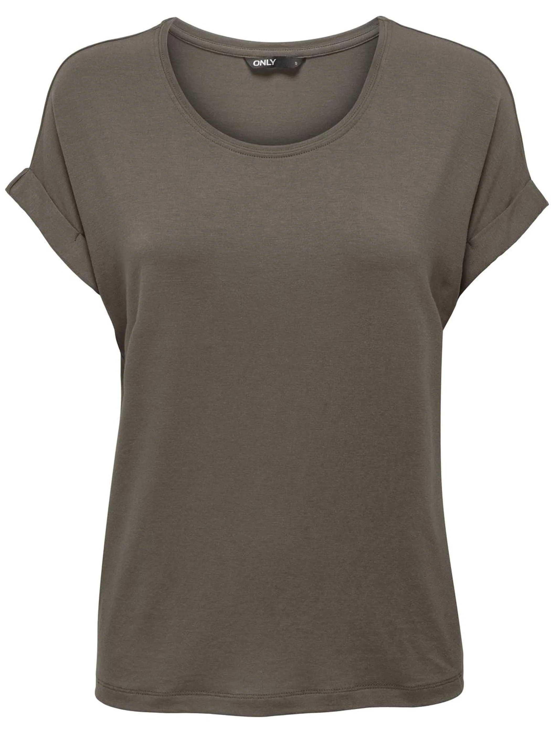 Only 15106662 ONLMOSTER S/S O-NECK Braun 820598 193792 1