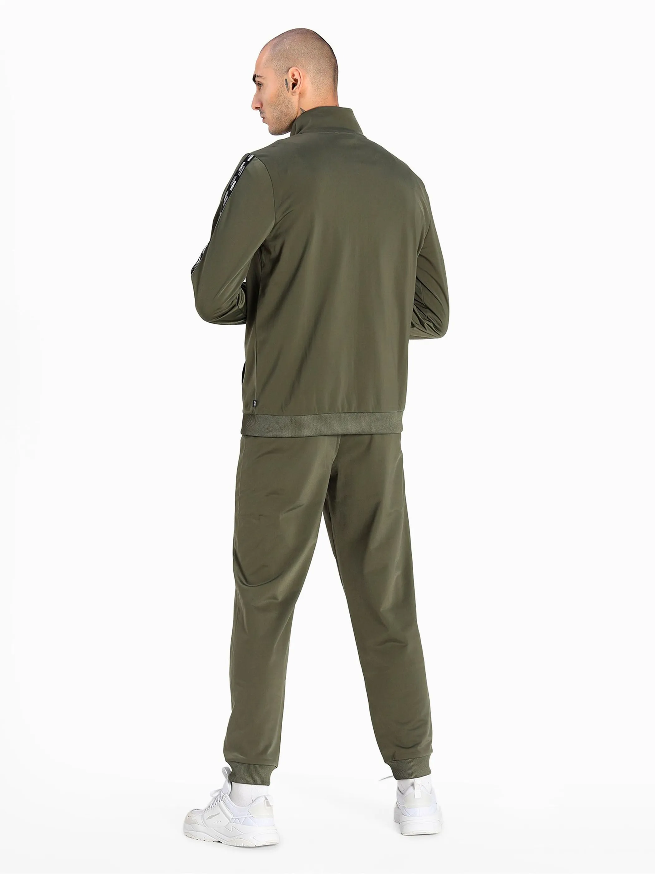 Puma 845845 He-Jogginganzug m. Tape Grün 856613 44 4