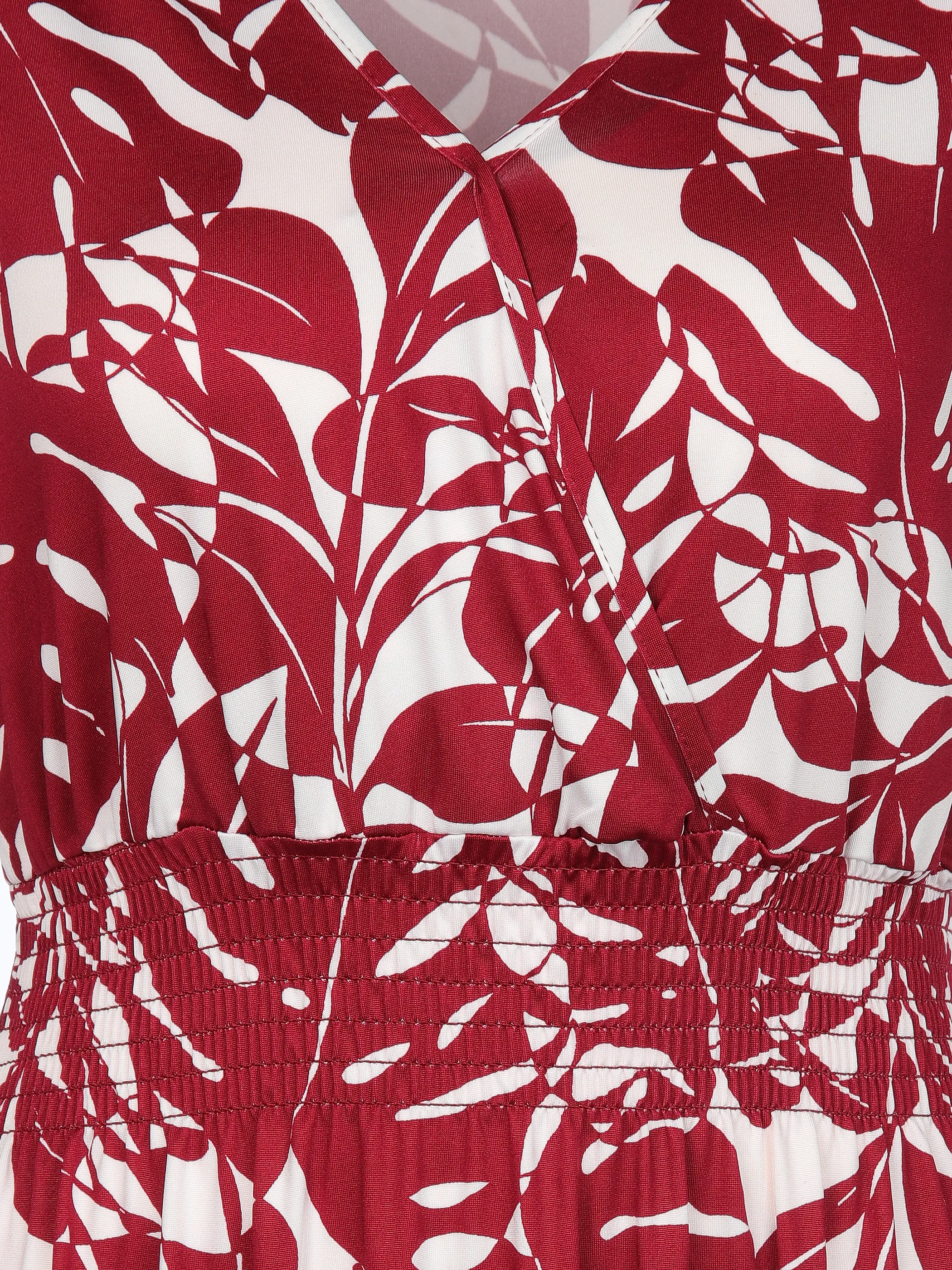 Sure Da-Jersey Kleid ohne Arm Rot 908115 RED 3