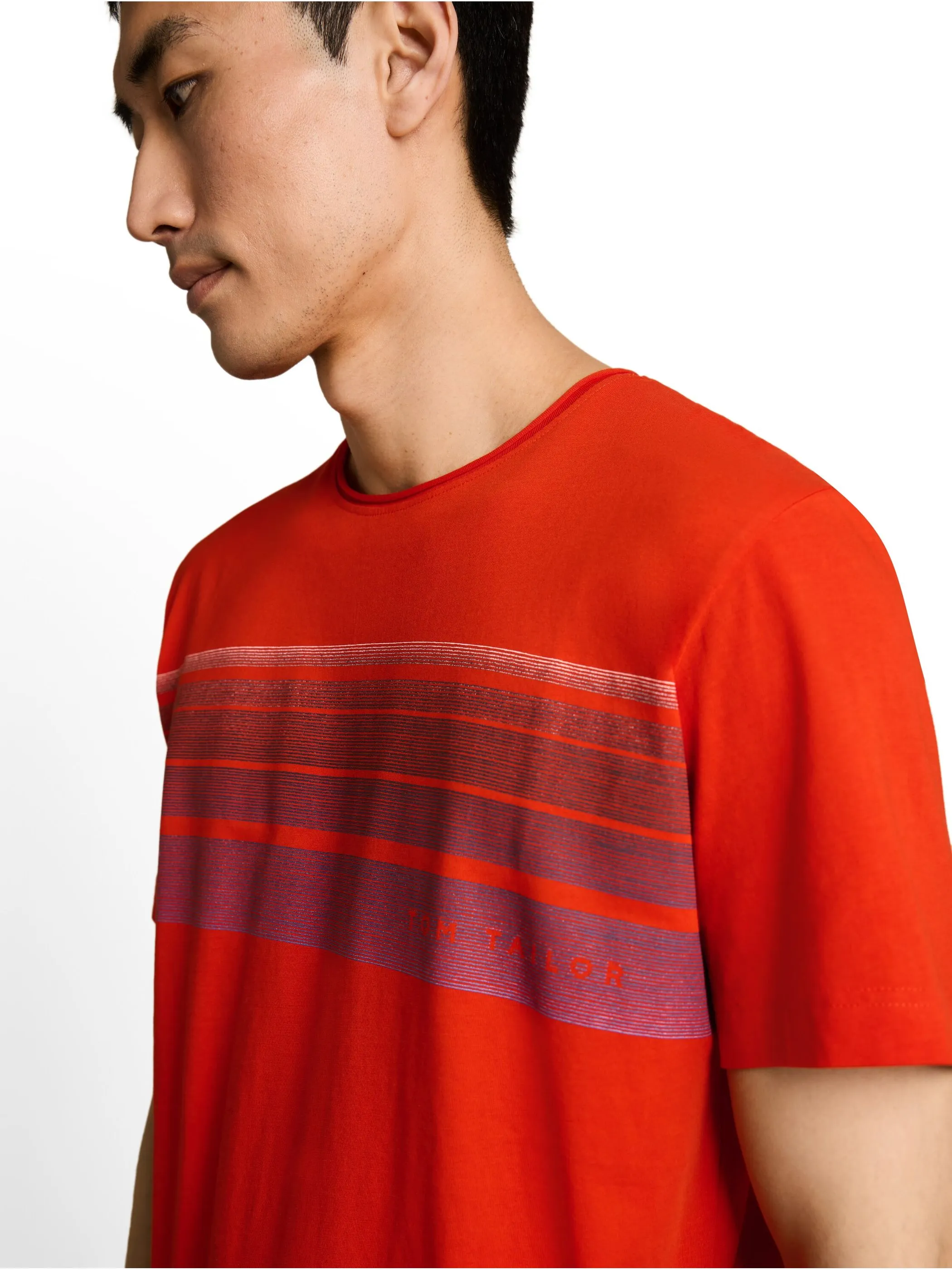 Tom Tailor 1052133 printed t-shirt Rot 926464 18787 3