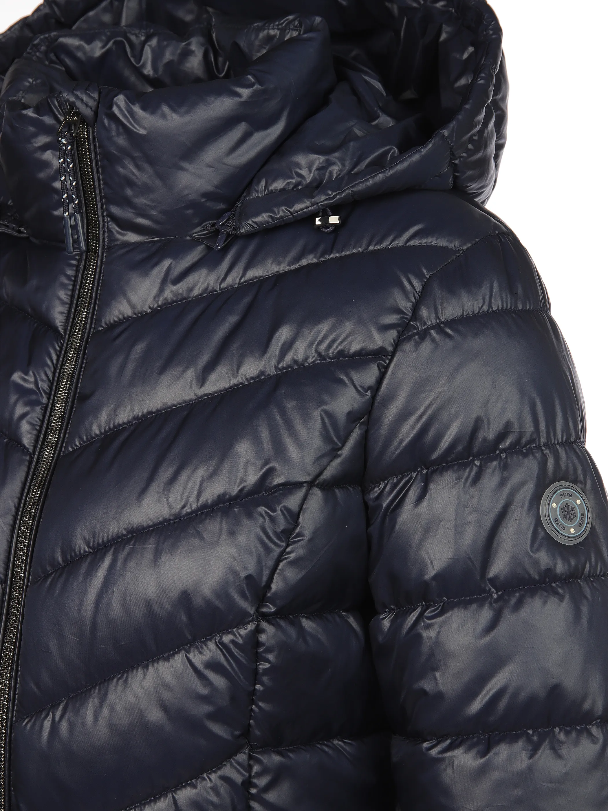 Sure Da-Steppjacke m. Kapuze Marine 912539 NAVY 4