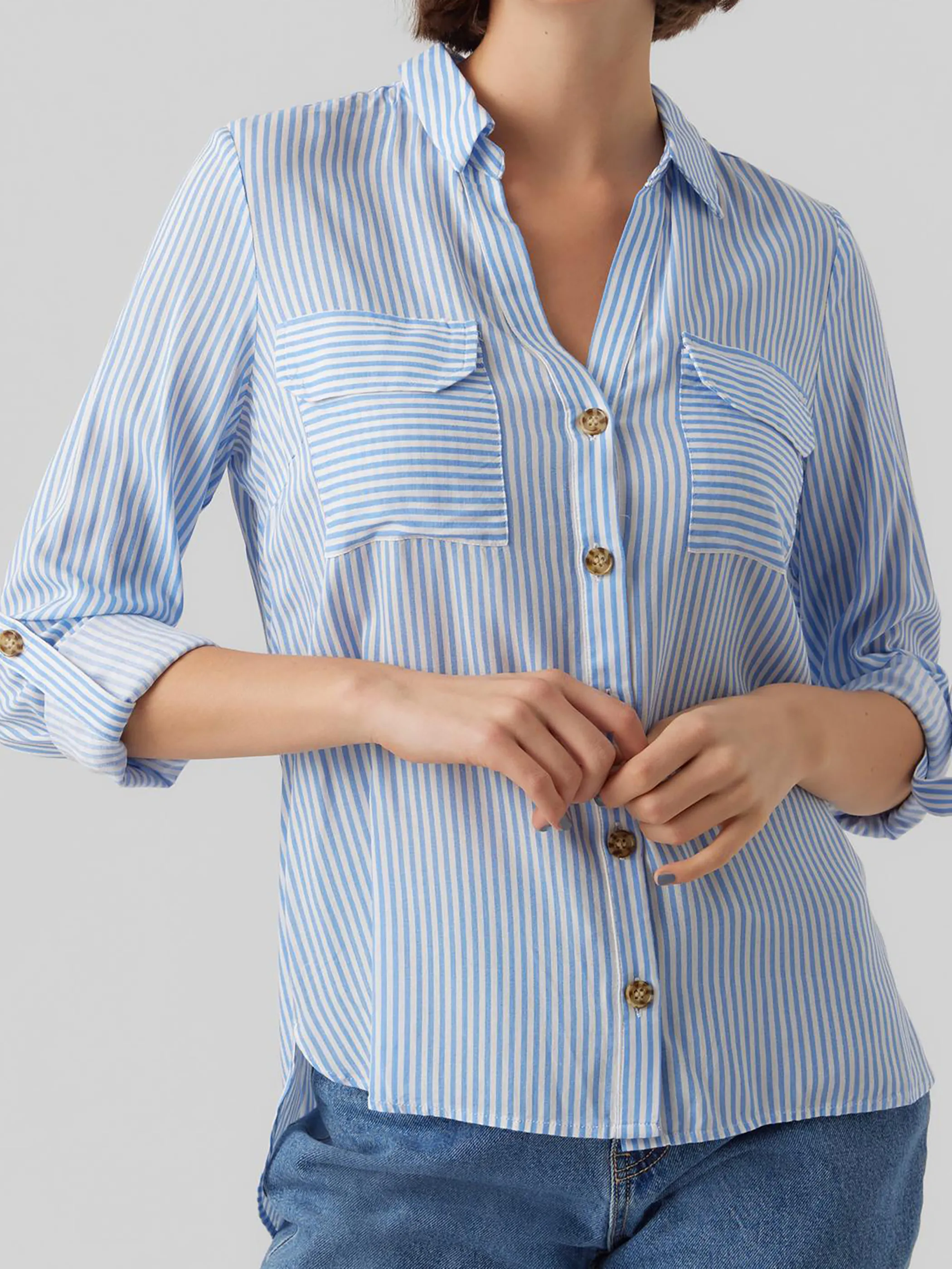 Vero Moda 10275283 VMBUMPY L/S SHIRT NEW Weiß 866195 175598017 4 Vero Moda 10275283 VMBUMPY L/S SHIRT NEW Weiß 866195 175598017 4