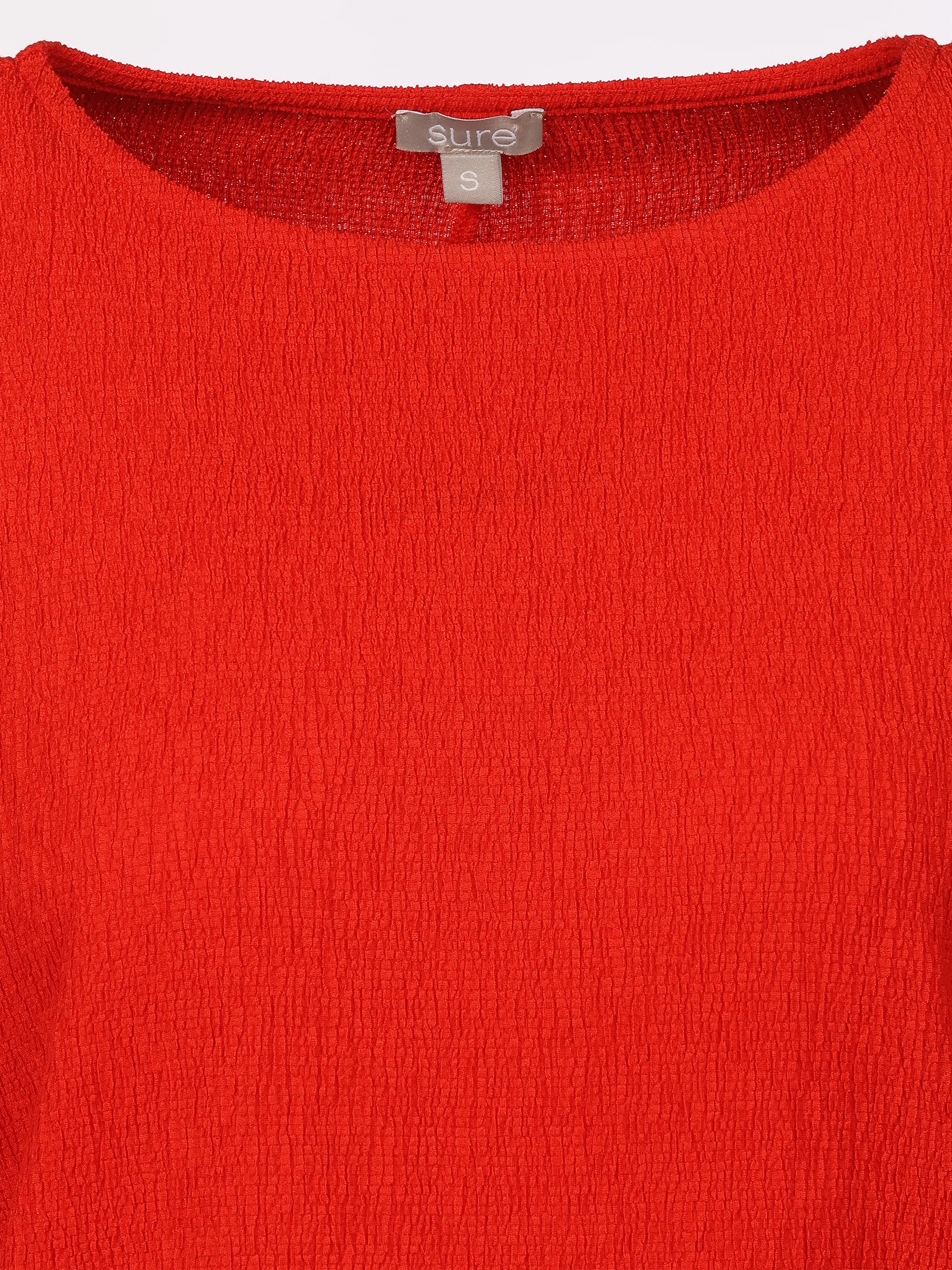 Sure Da-Crepe-Shirt Rot 926182 RED 3