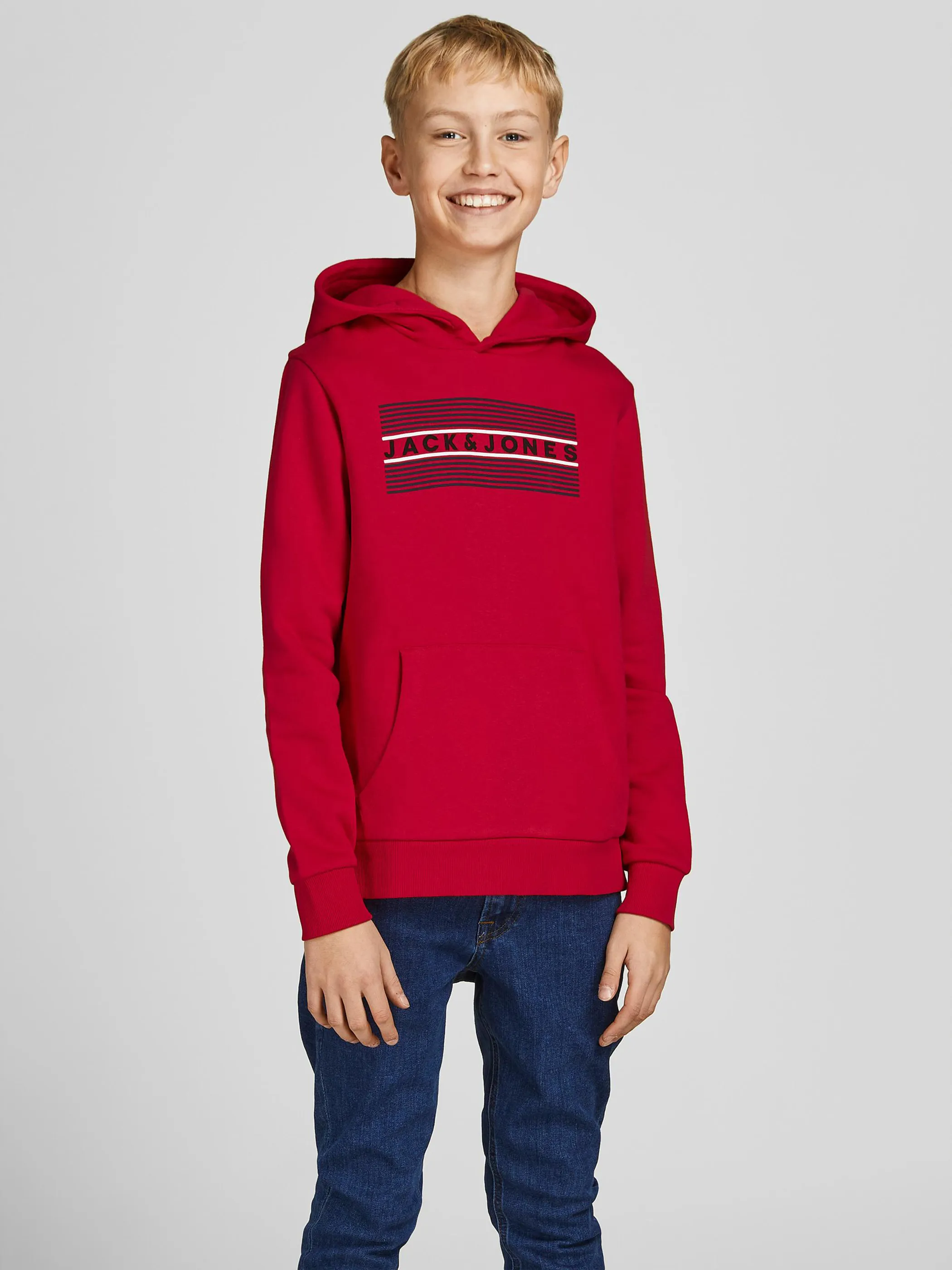 Jack&Jones Junior 12152841 JJECORP LOGO SWEAT HO Rot 847246 229136008 3 Jack&Jones Junior 12152841 JJECORP LOGO SWEAT HO Rot 847246 229136008 3