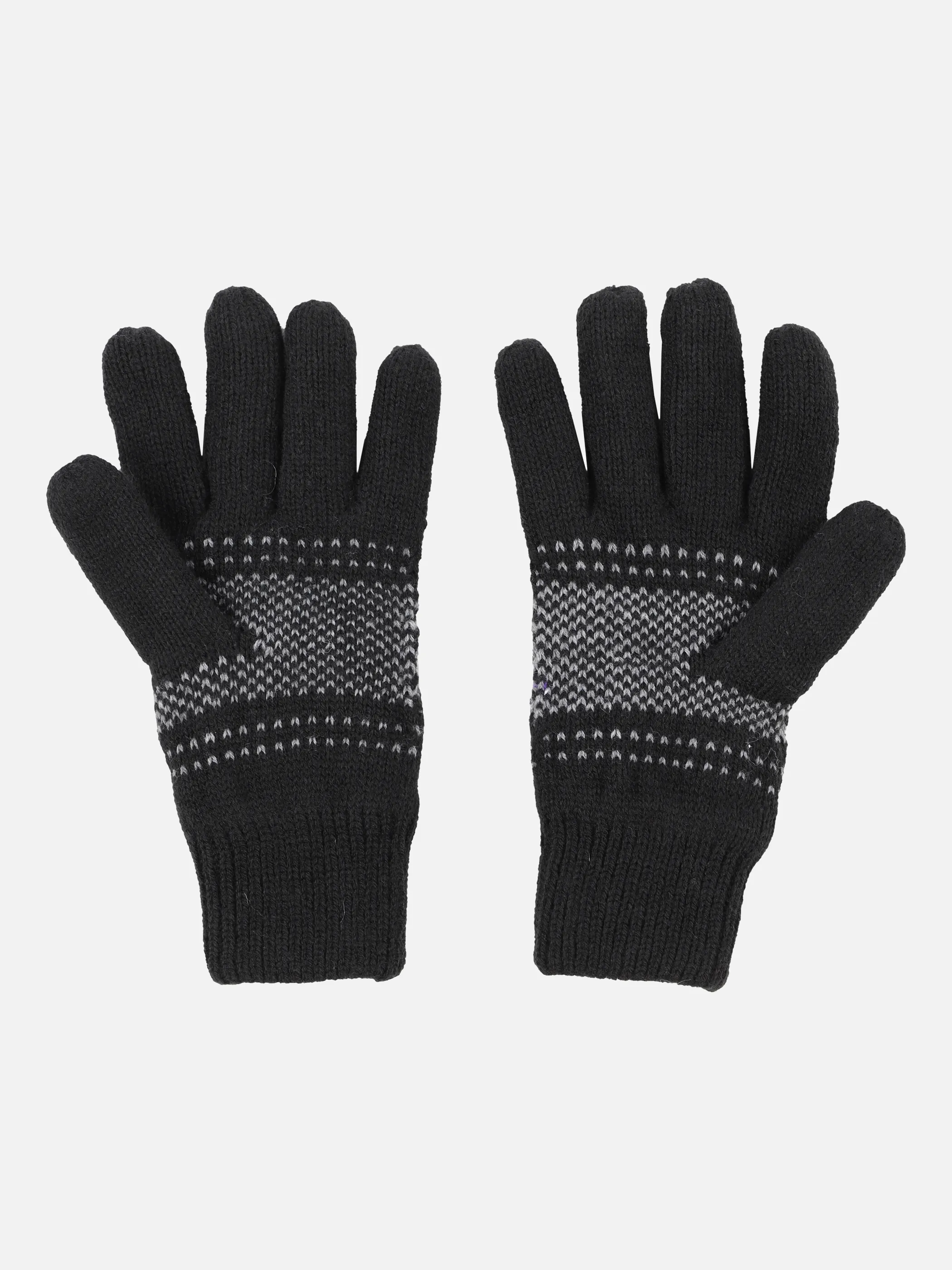 Jim Spencer He. Strickhandschuh Norwegen Schwarz 870266 BLACK 2