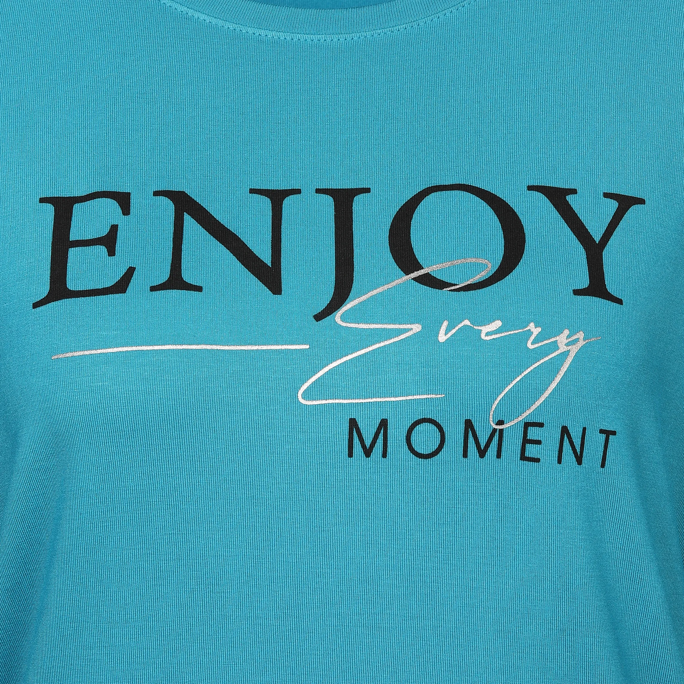 Sure Da-T-Shirt m. Frontprint 3/4 Arm Blau 880655 BRIGHT SKY 3