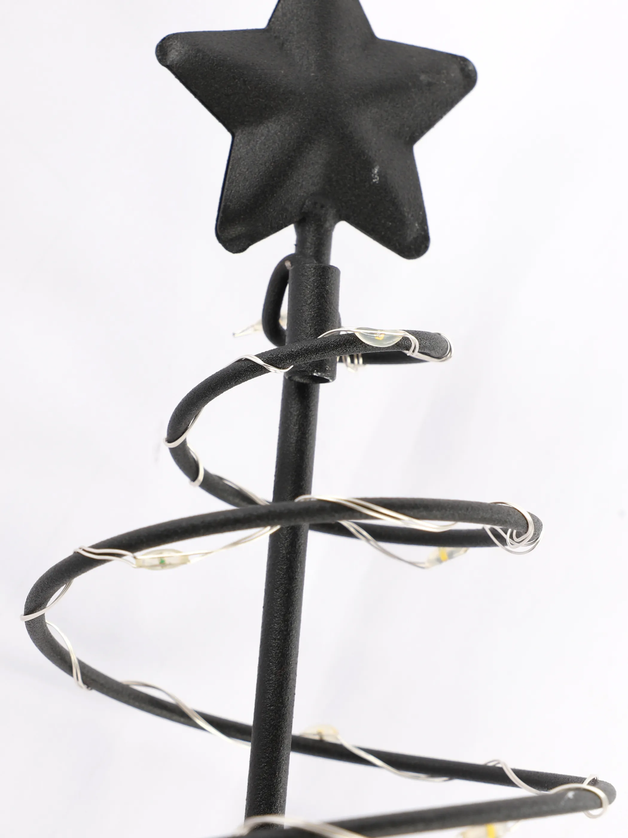 Boltze Dekoaufsteller Saturn Baum LED Schwarz 916581 SCHWARZ 3