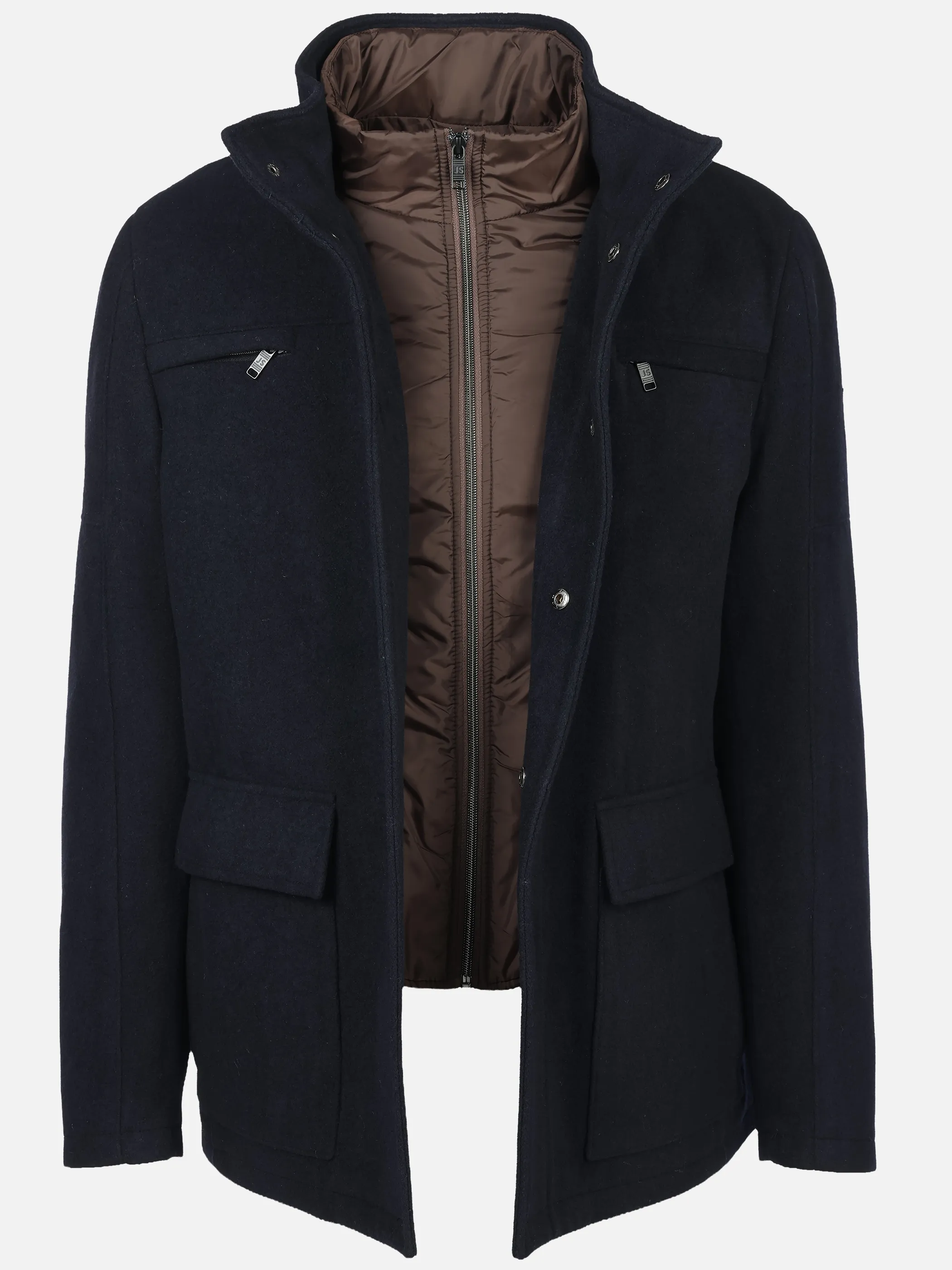 Jim Spencer He. Wolljacke 2in1 Blau 931034 NAVY 3