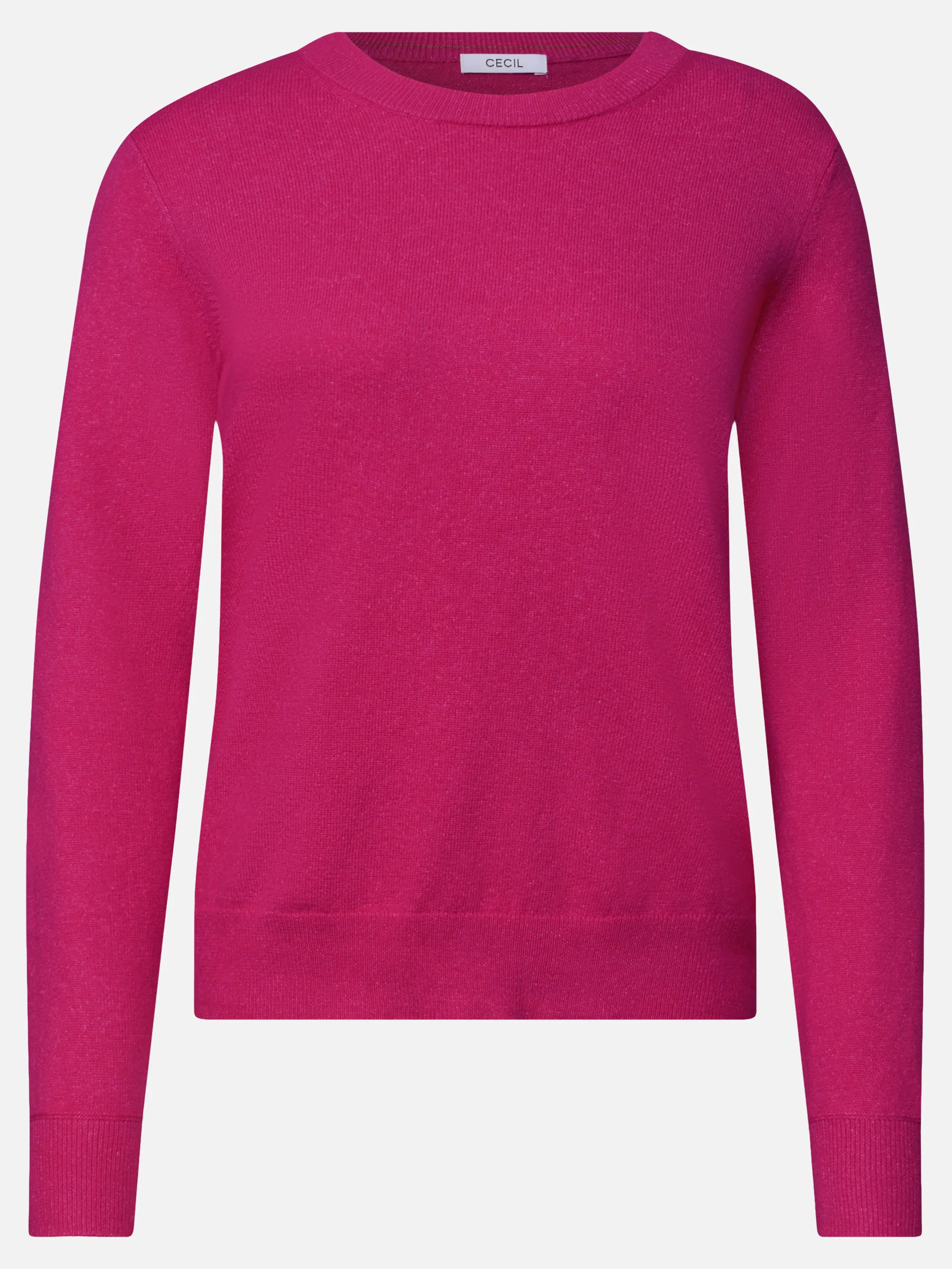 Cecil B303981 TOS Cosy Roundneck sweater Pink 932616 17984 3