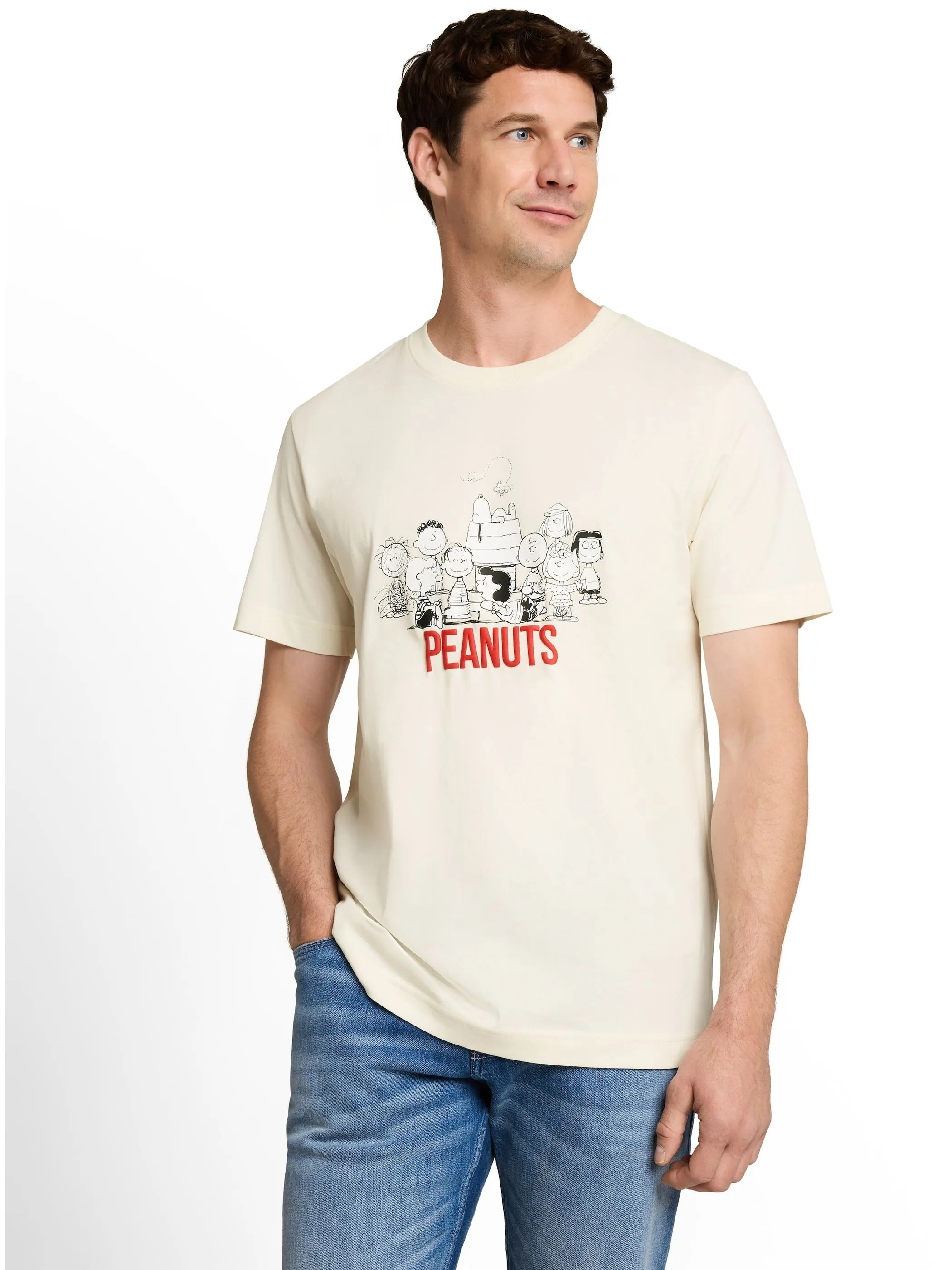 Tom Tailor 1053463 PEANUTS printed t-shirt Weiß 933844 10348 1