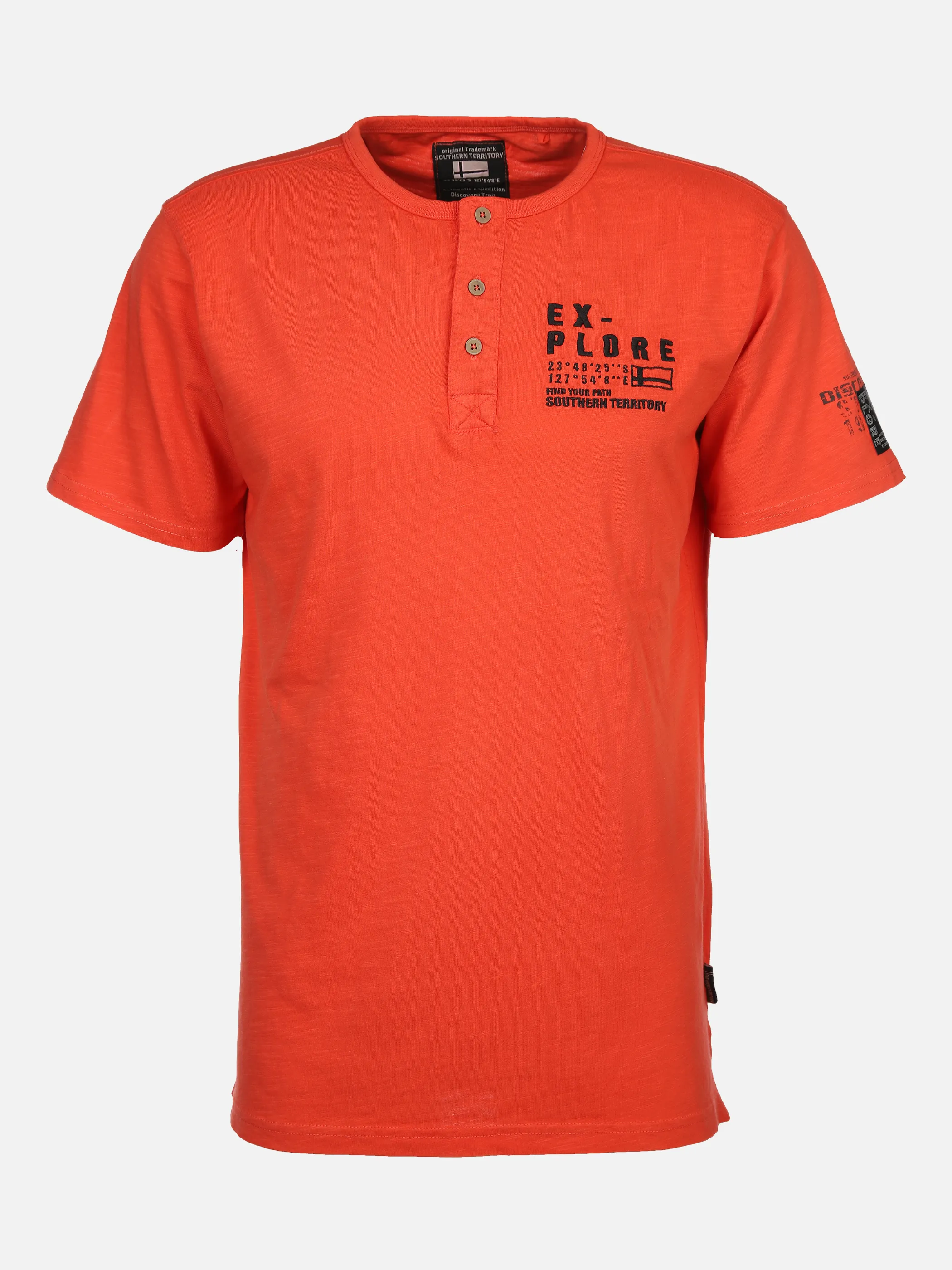 Southern Territory He. Henleyshirt 1/2 Arm washer Rot 878482 RED 1 Southern Territory He. Henleyshirt 1/2 Arm washer Rot 878482 RED 1