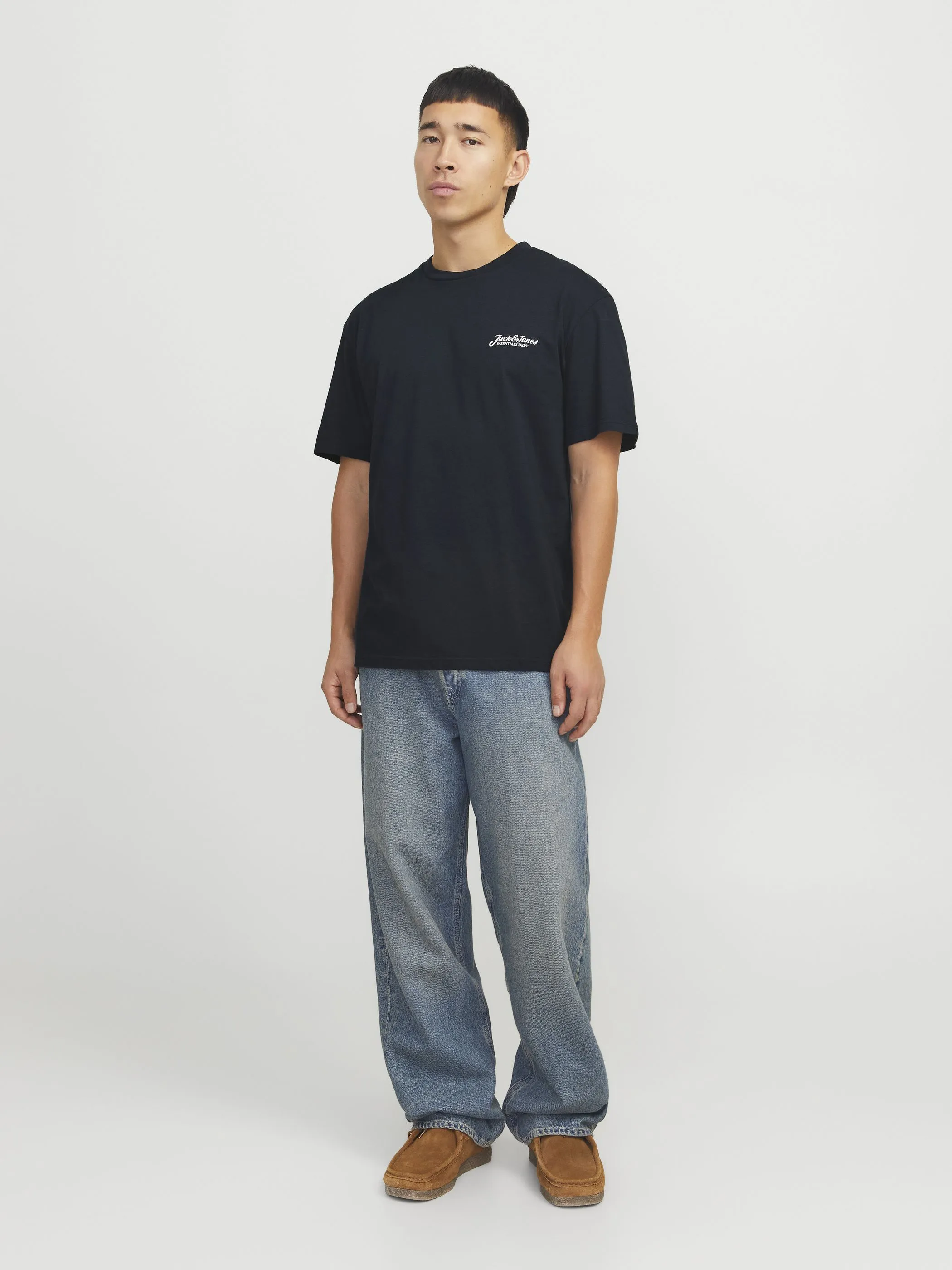 Jack Jones 12268434 JJBEAU TEE SS CREW NE Schwarz 904461 175917 4