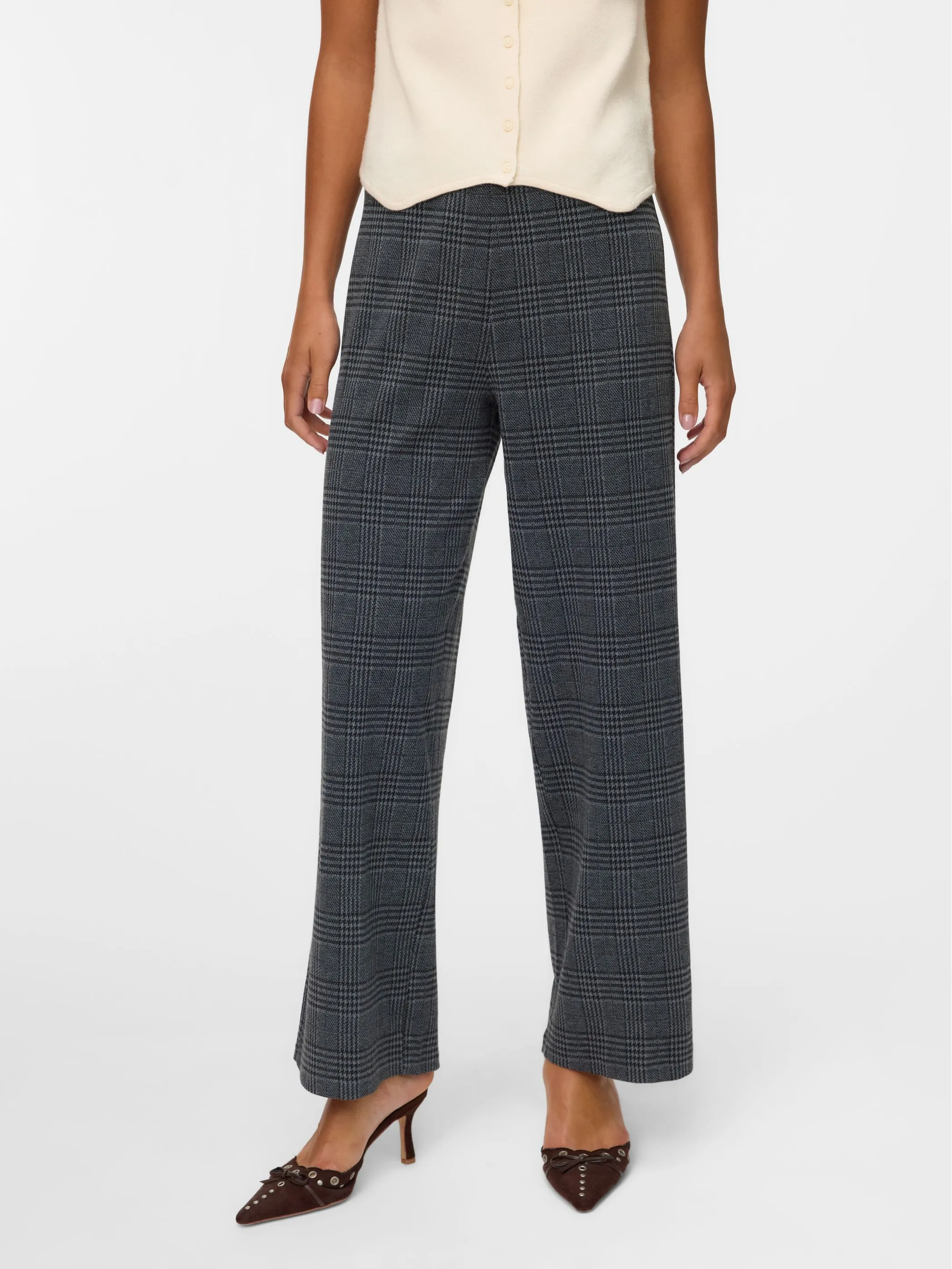 Vero Moda 10322357 VMBERLIN MY MW WIDE P Grau 913126 178996004 4