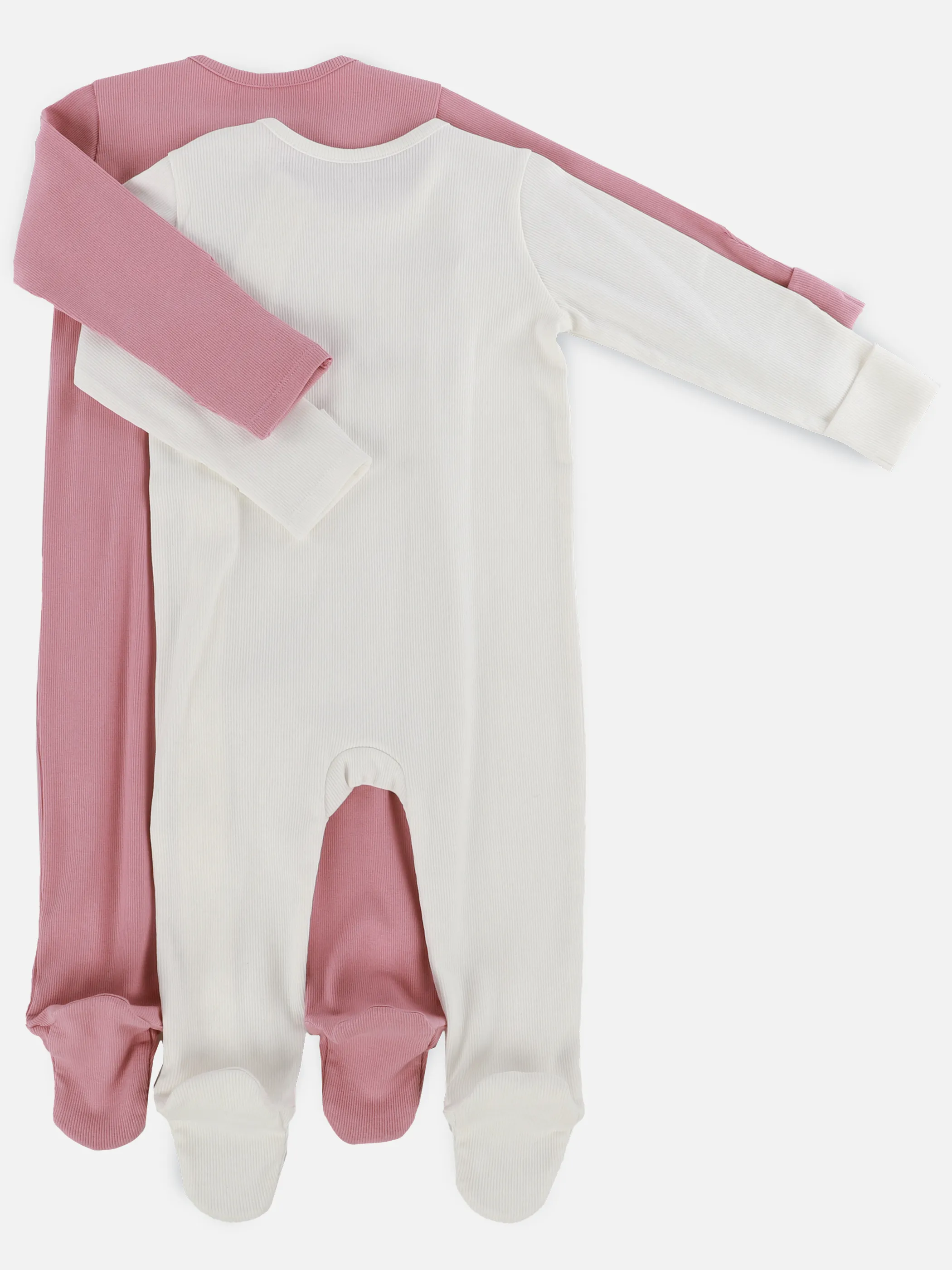 Bubble Gum BM 2er Pack Pyjama mit Hasen Print in rosa/weis Rosa 913426 ROSA/WEIß 2