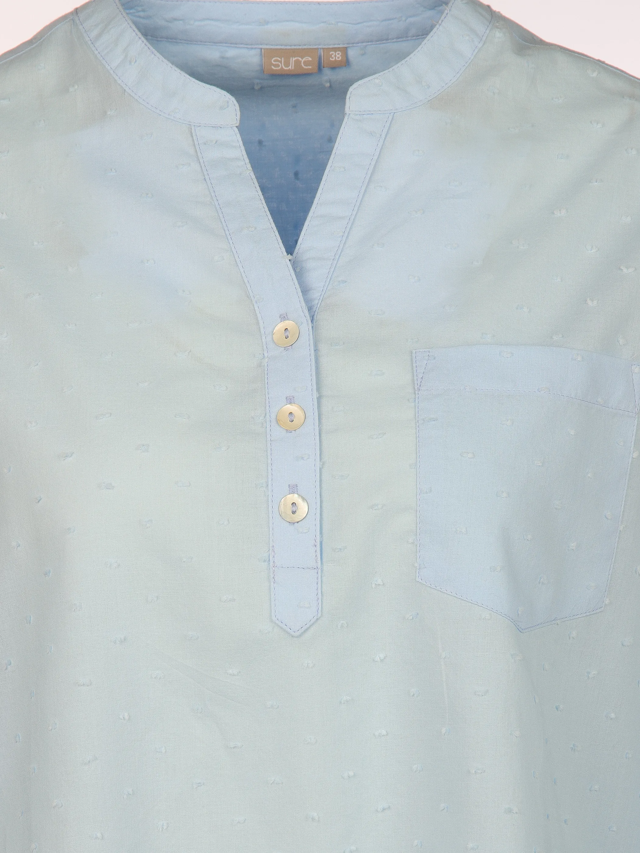 Sure Da-Bluse 1/1 Arm Blau 905134 BLEU 3 Sure Da-Bluse 1/1 Arm Blau 905134 BLEU 3