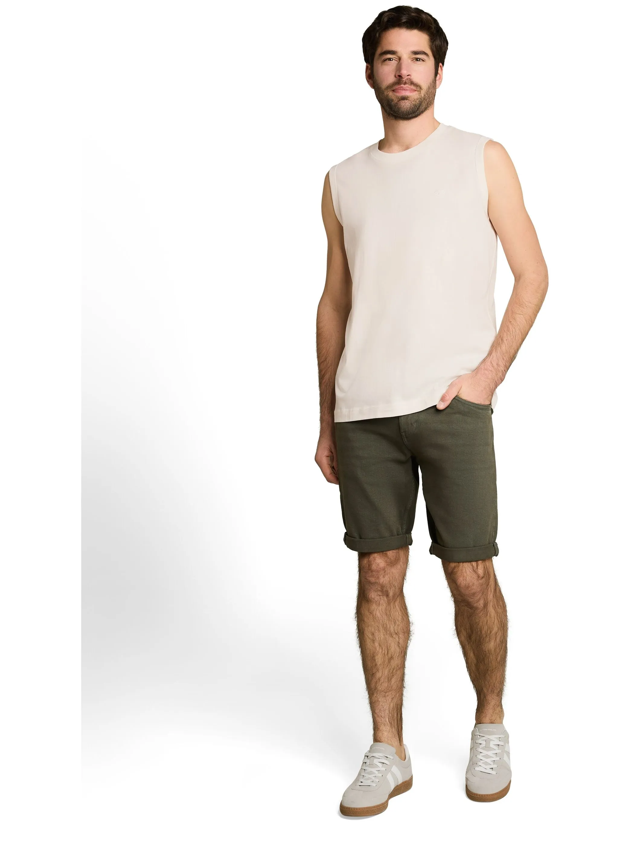 Tom Tailor 1050219 tanktop with embro Weiß 926462 10348 4