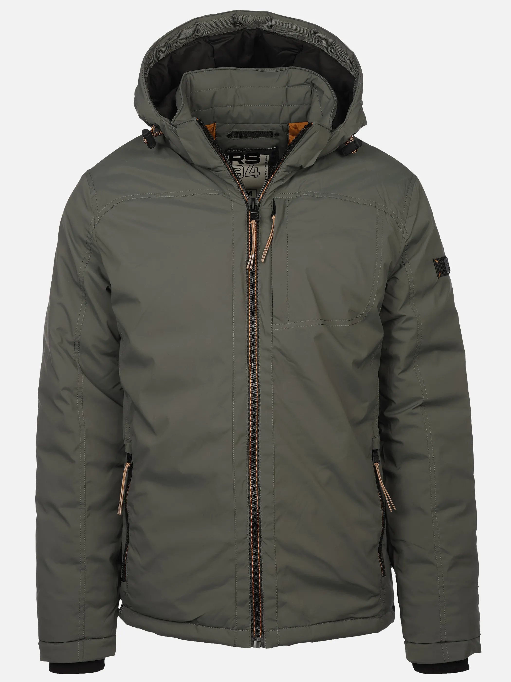Jim Spencer He. Kapuzenjacke wattiert Oliv 929390 DARK OLIVE 1