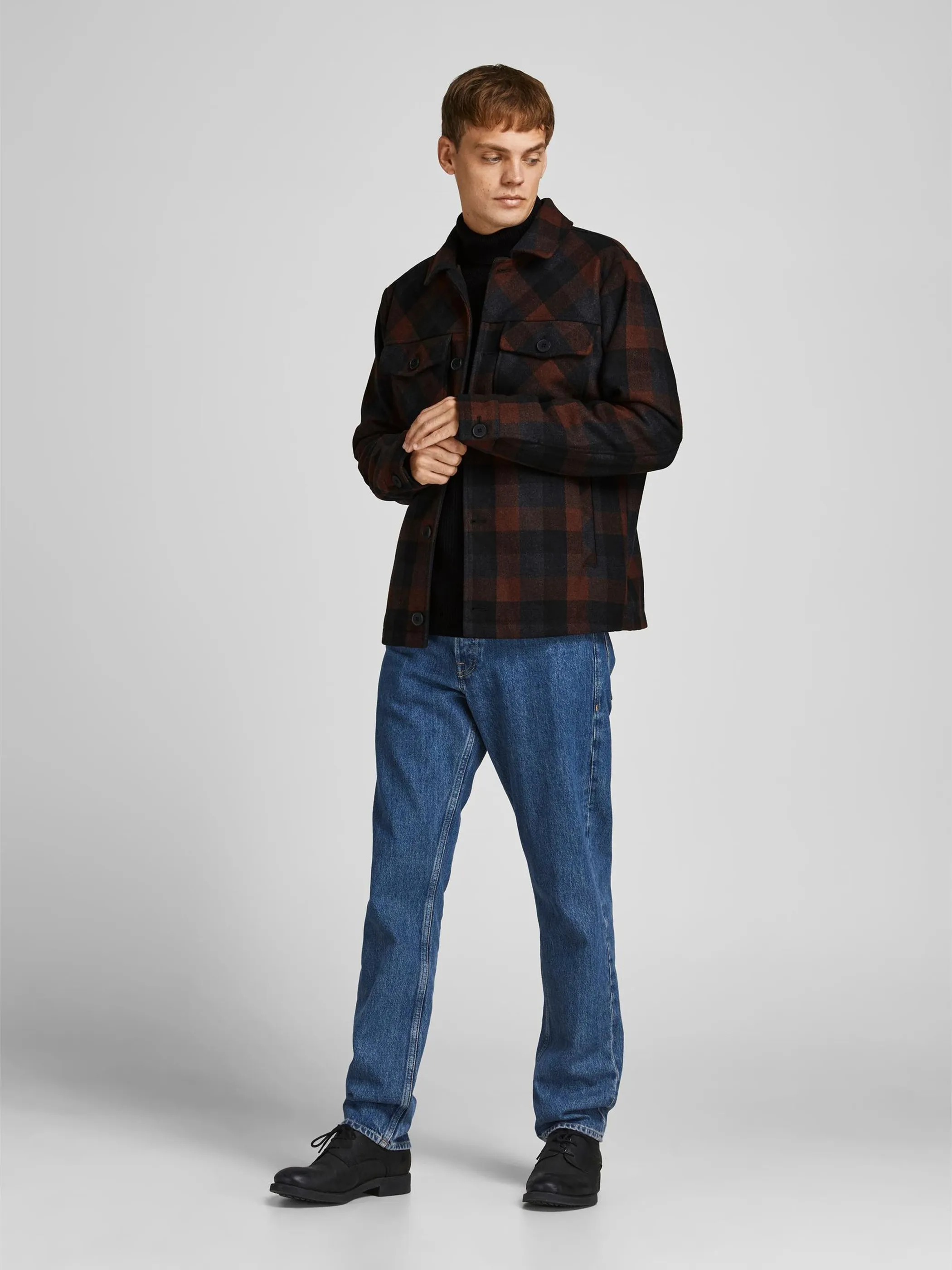 Jack Jones 12189983 JJPABLO WOOL JACKET Braun 854380 176150001 4 Jack Jones 12189983 JJPABLO WOOL JACKET Braun 854380 176150001 4