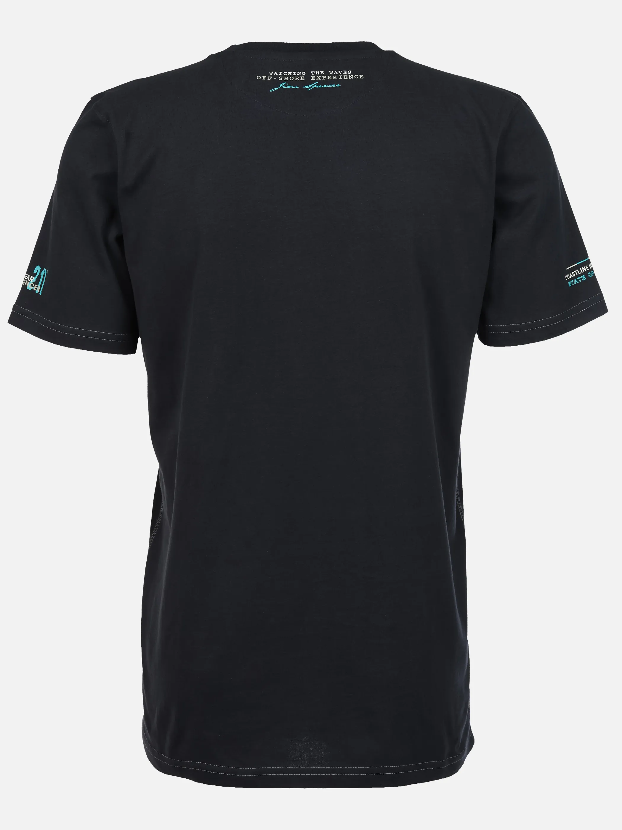 Jim Spencer He. T-Shirt 1/2 Arm Streifenpr Blau 926457 NAVY 2