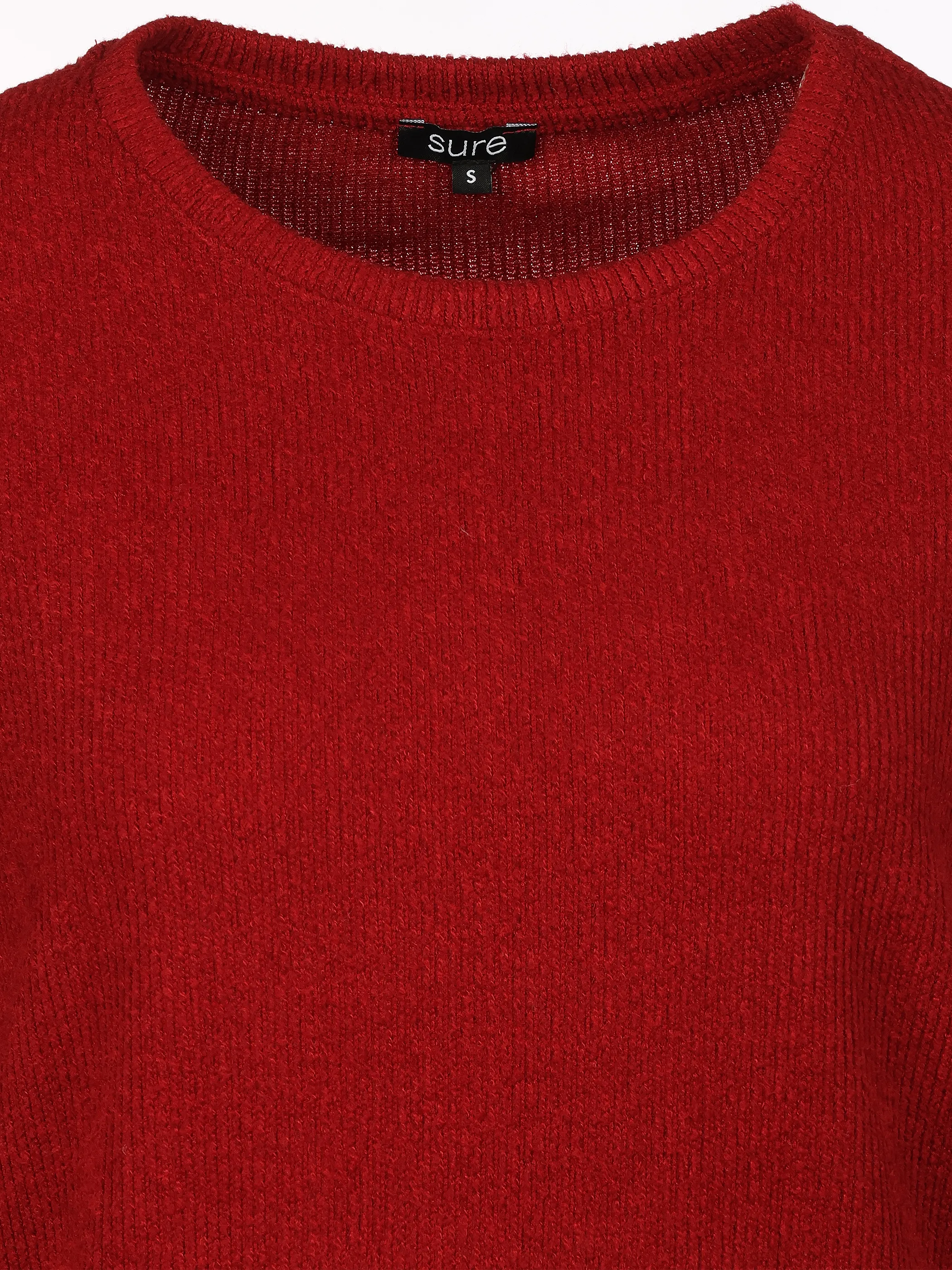 Sure Da-Flauschshirt uni Rot 916302 RED 3