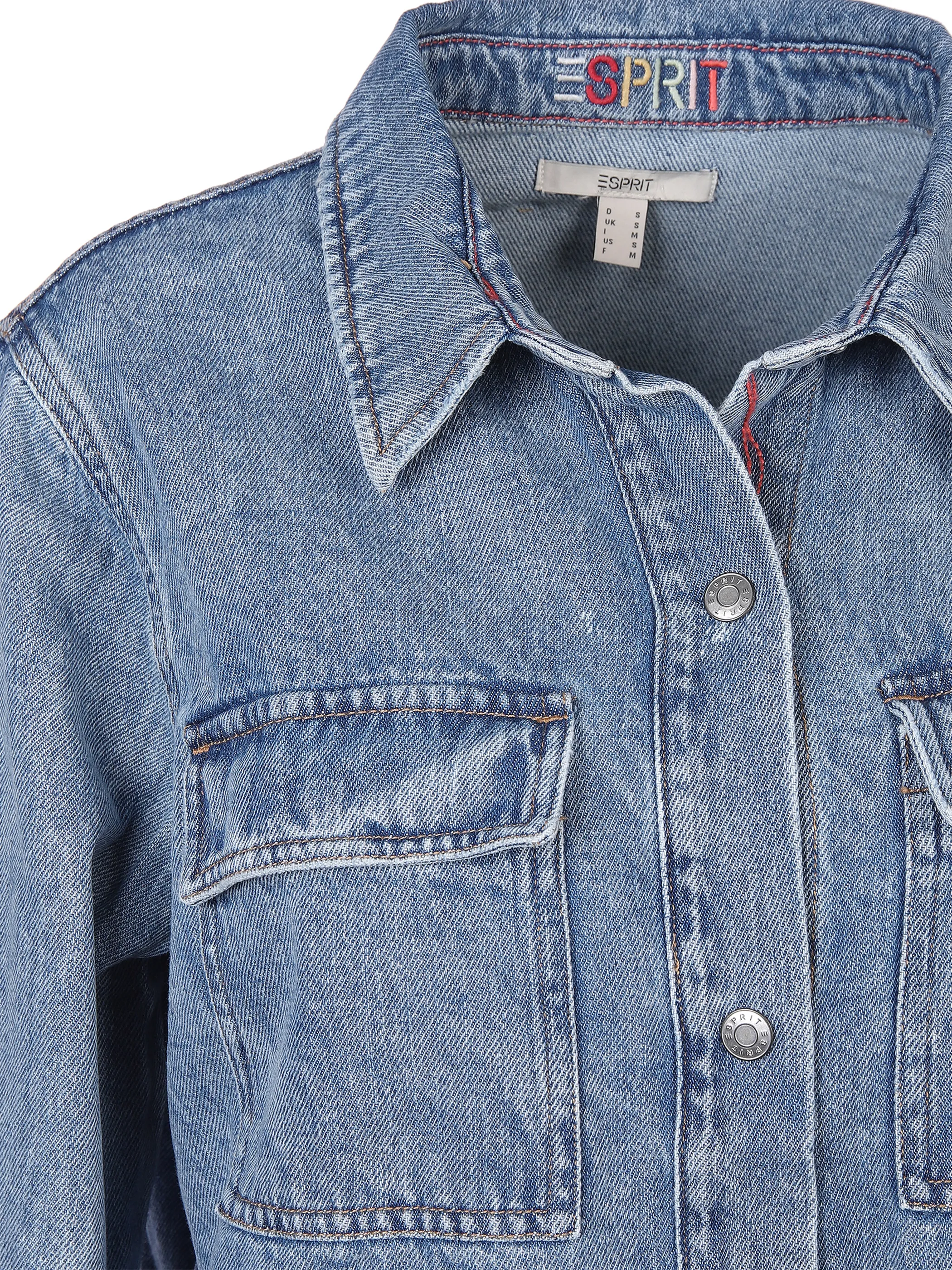 Esprit 022EE1G318 RCS shacket Blau 860367 E902 3