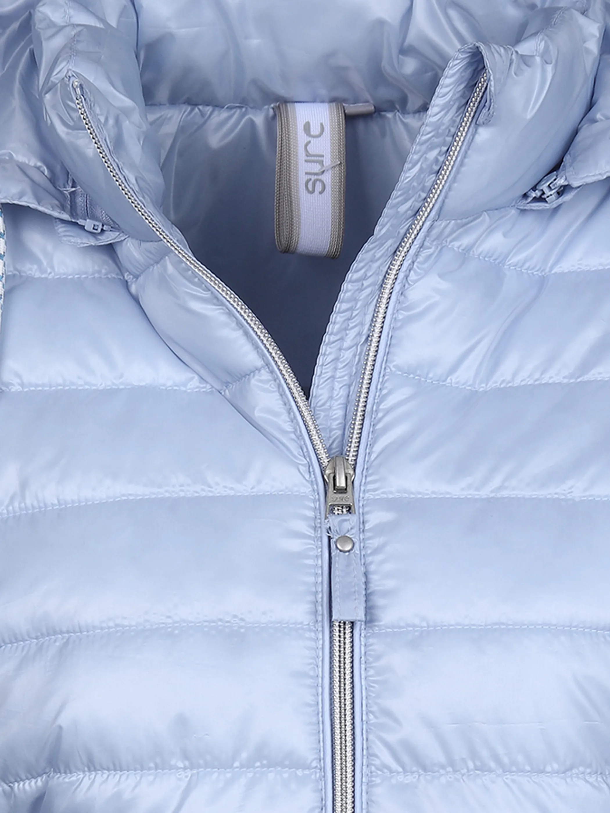 Sure Da-Steppjacke mit Kapuze Blau 860517 LIGHT BLUE 3