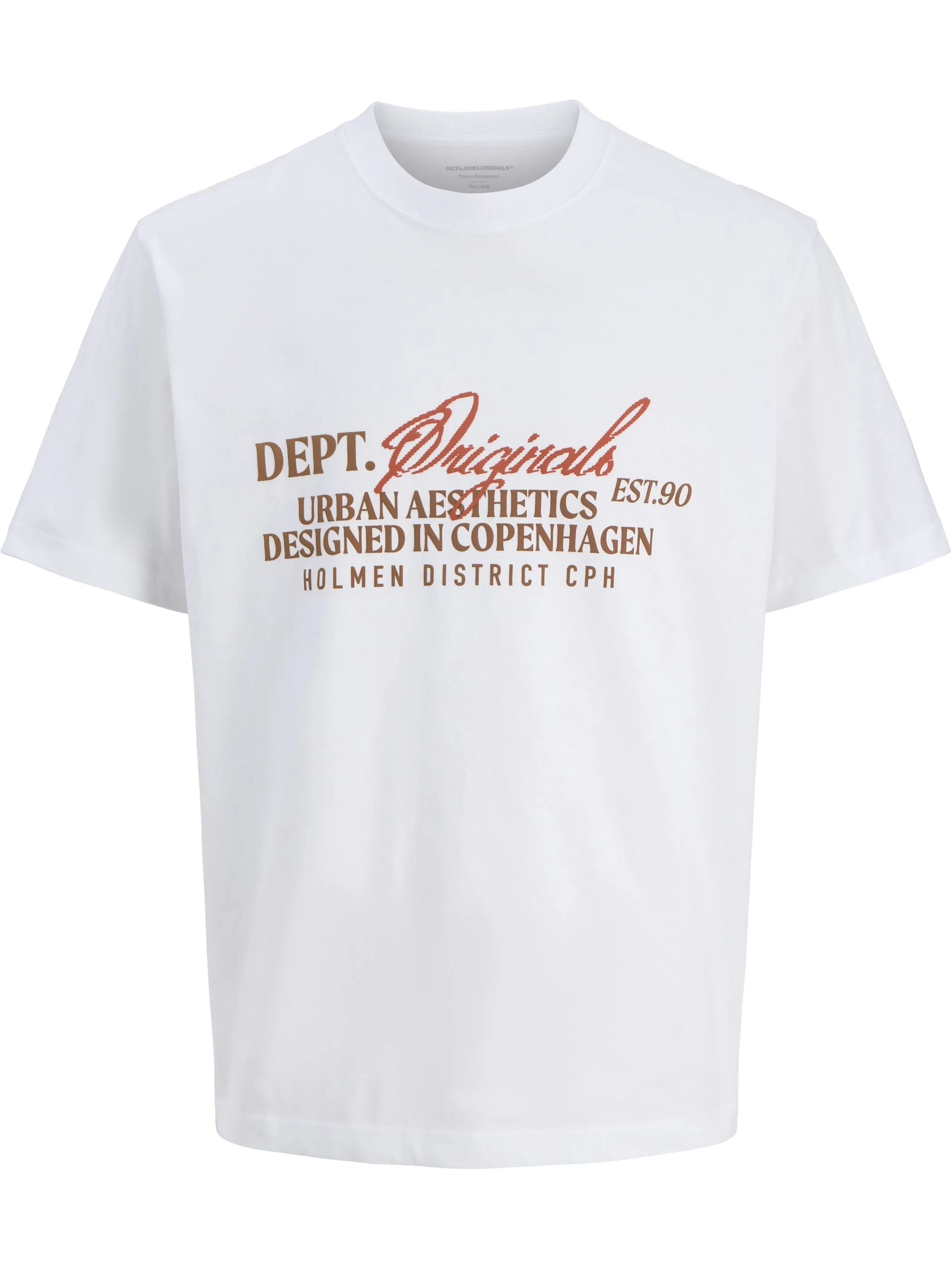 Jack Jones 12286107 JORBEDFORD TYPO TEE S Weiß 917835 177627 1