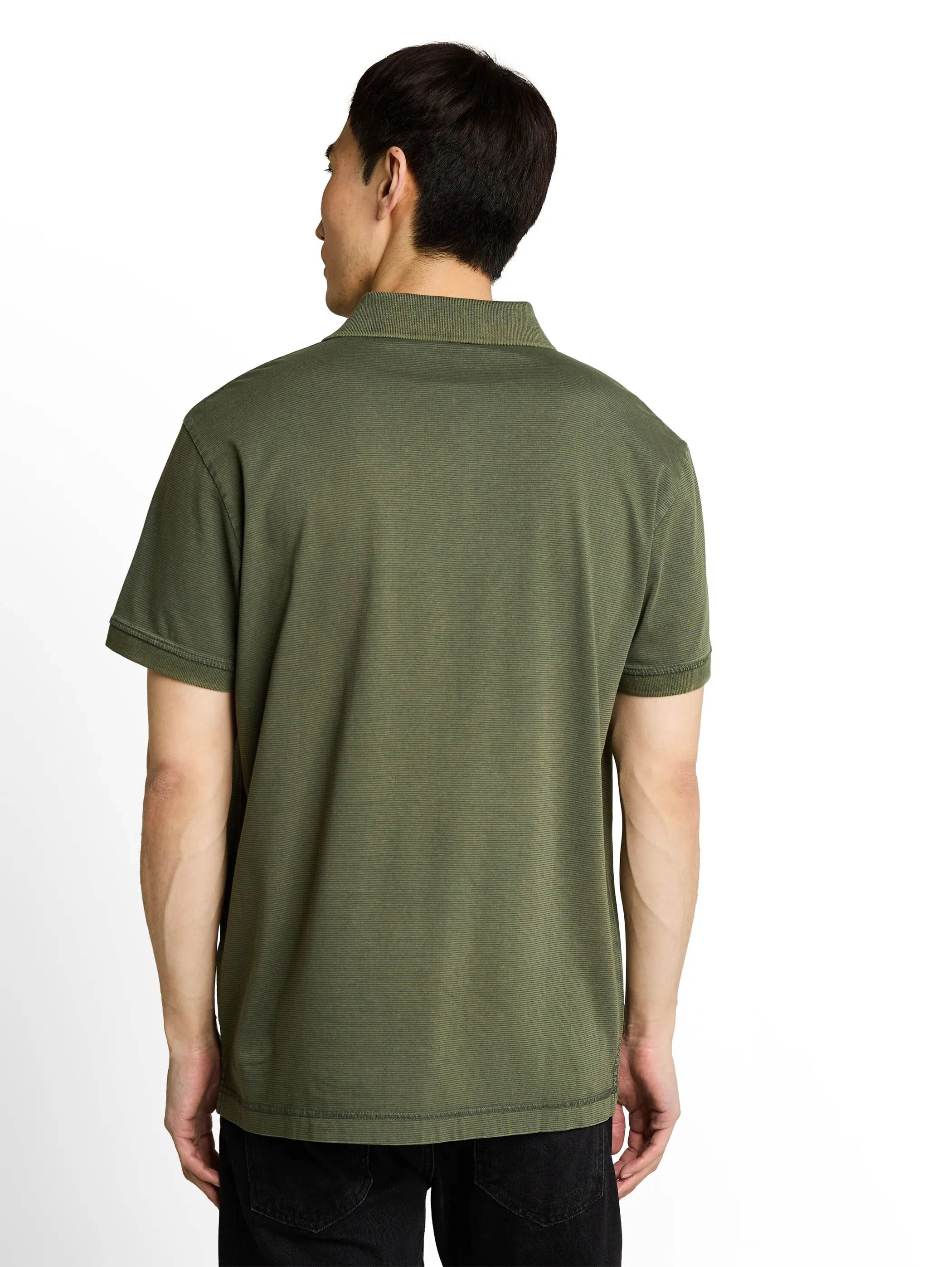 Tom Tailor 1050234 garment dye polo Grün 922120 39874 2