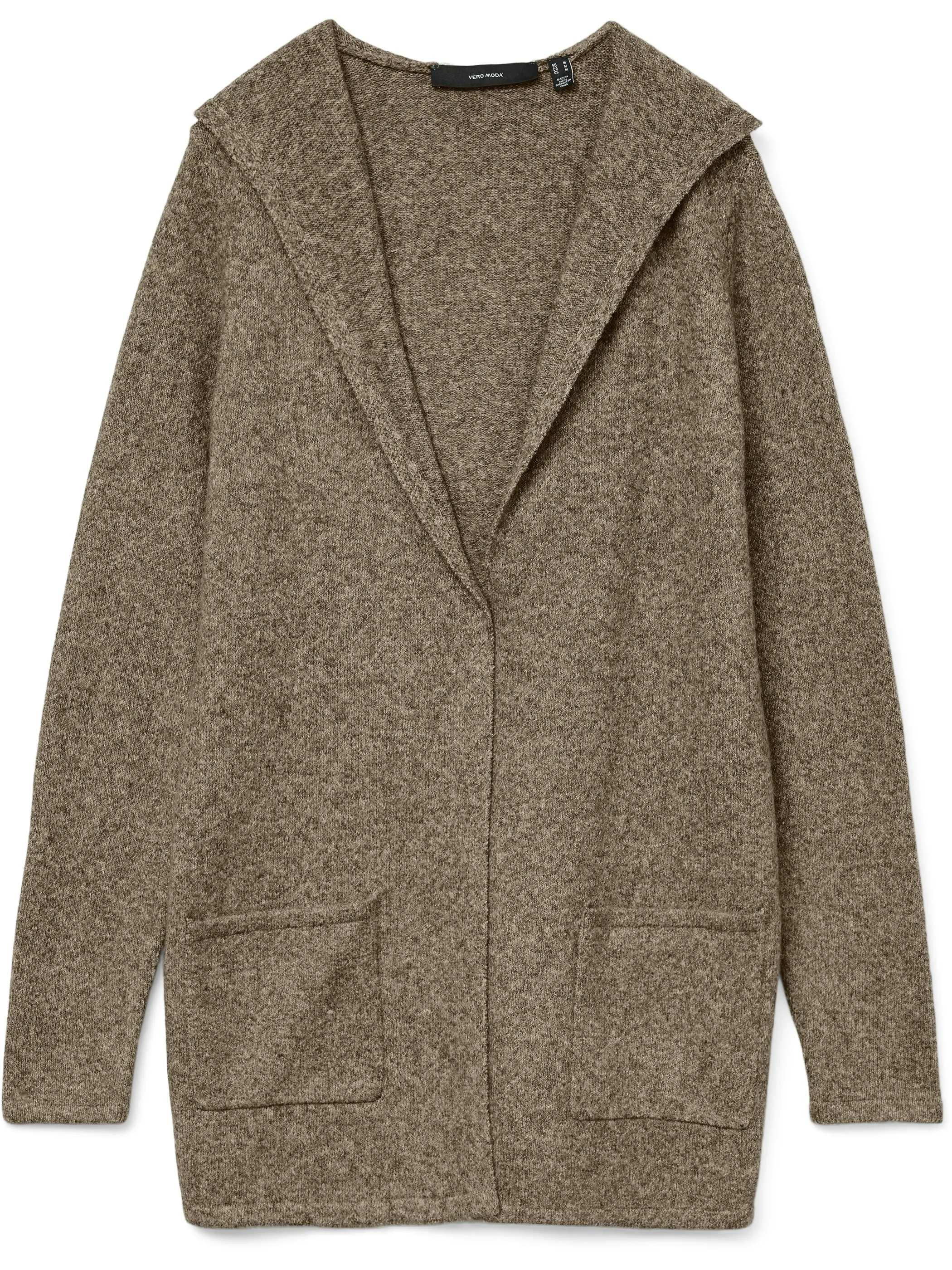 Vero Moda 10235948 VMDOFFY LS OPEN HOOD Braun 837728 253617001 1