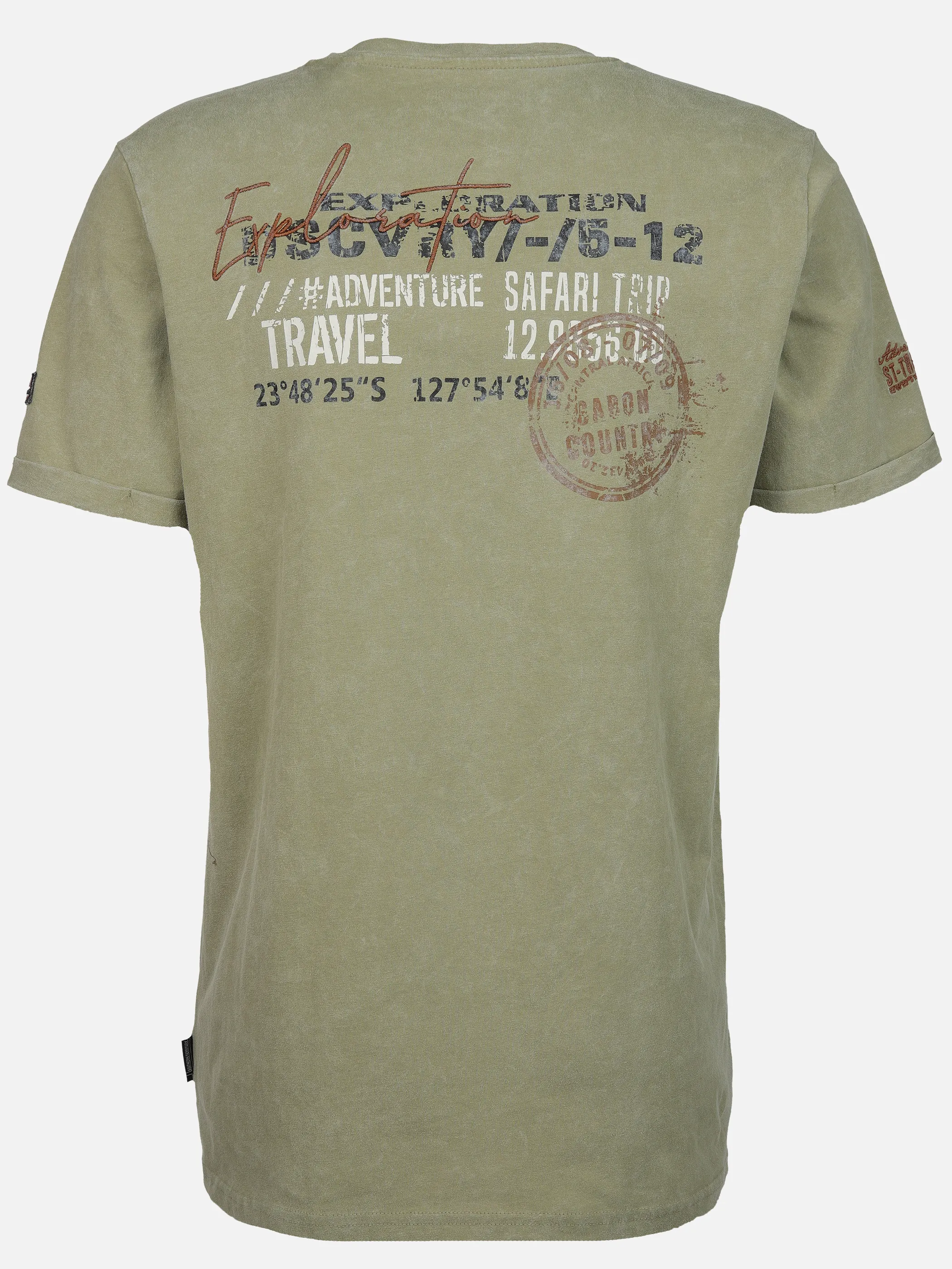 Southern Territory He. Henleyshirt 1/2 Arm 2in1 washer Oliv 905117 OLIVE 2