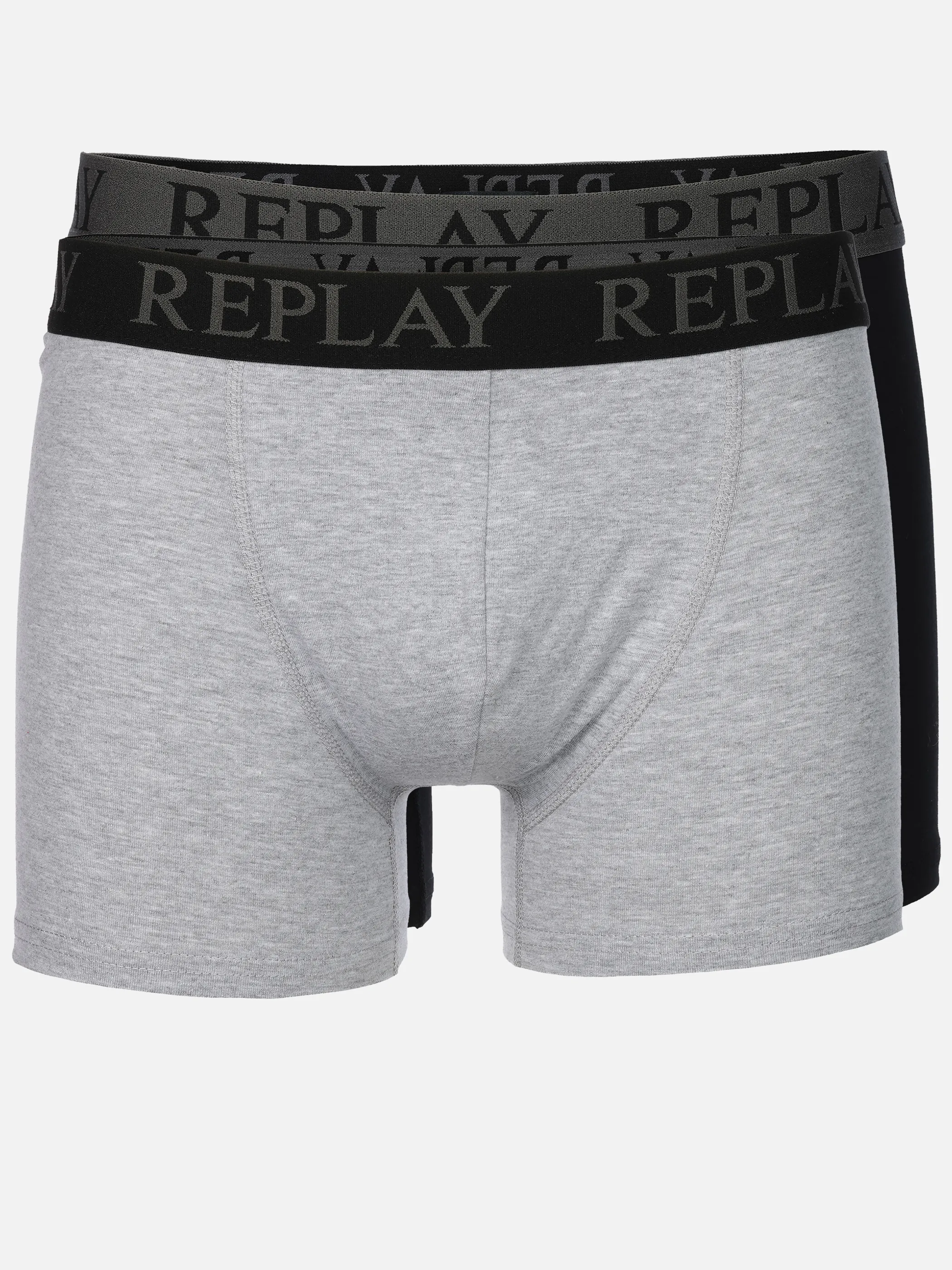 Replay He. Retro Short 2er Pack Grau 928696 N088 1