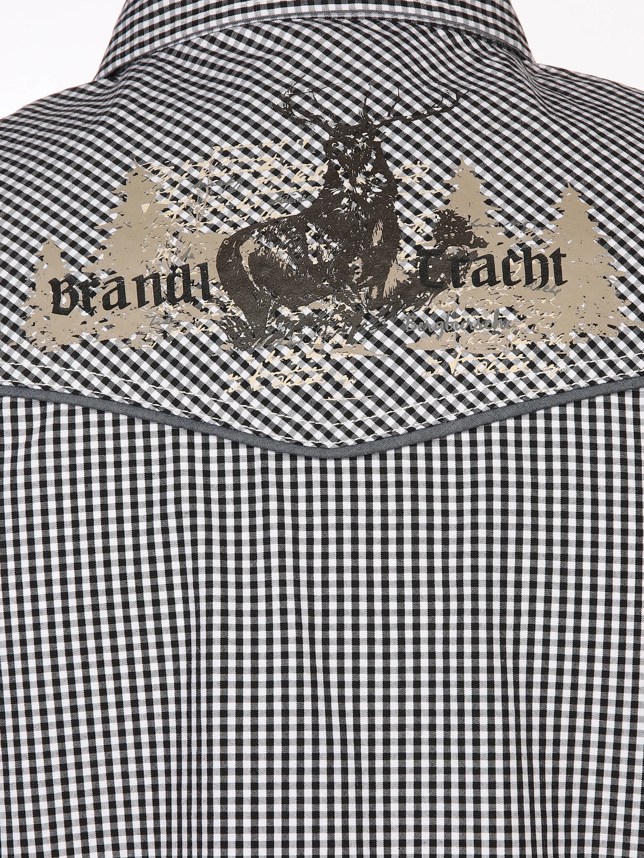 Brandl Tracht He. Trachtenhemd 1/1 Arm Schwarz 898593 BLACK 4 Brandl Tracht He. Trachtenhemd 1/1 Arm Schwarz 898593 BLACK 4