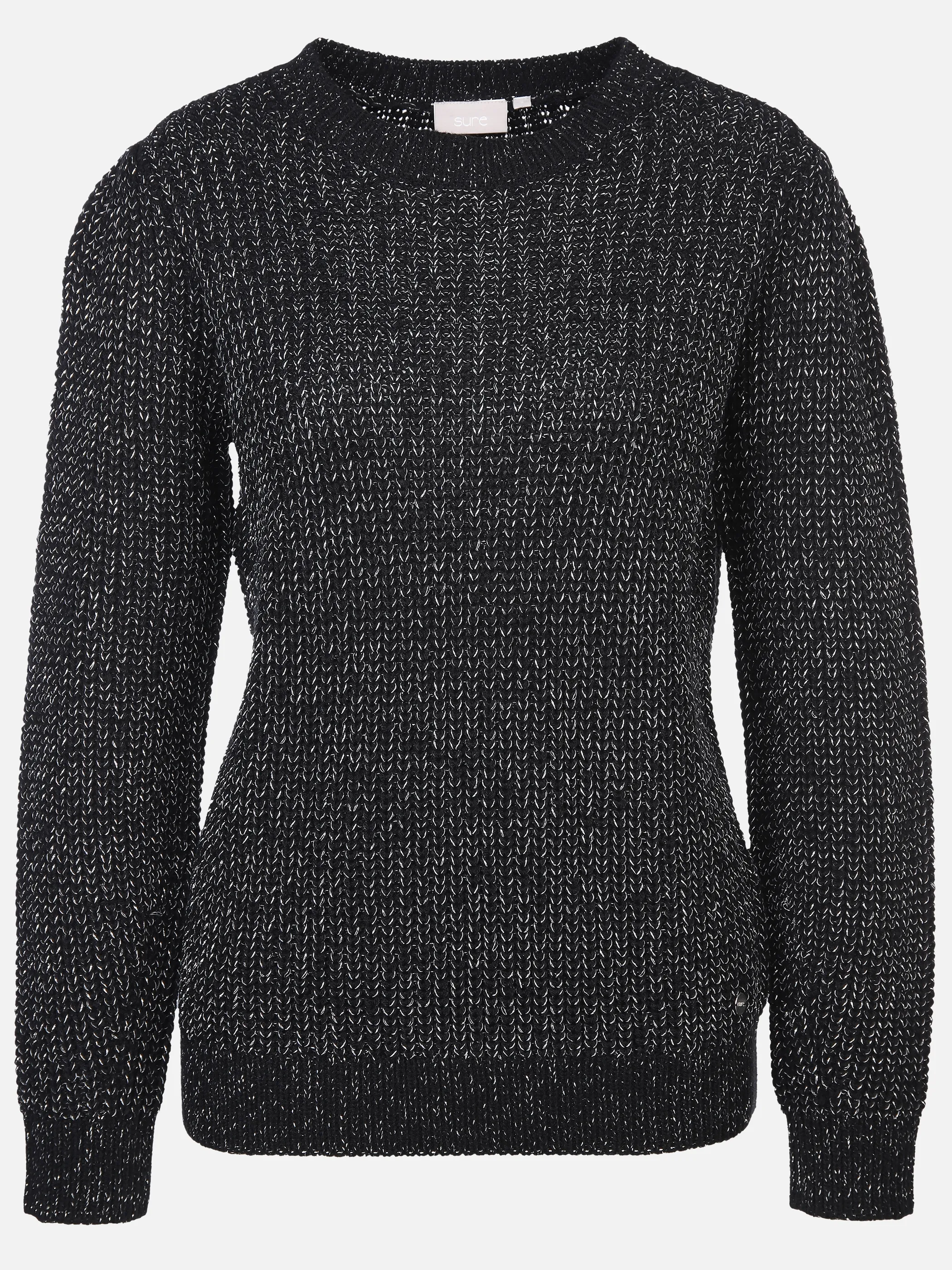 Sure Da-Pullover m. Lurexfäden Schwarz 896661 SCHWARZ 1 Sure Da-Pullover m. Lurexfäden Schwarz 896661 SCHWARZ 1