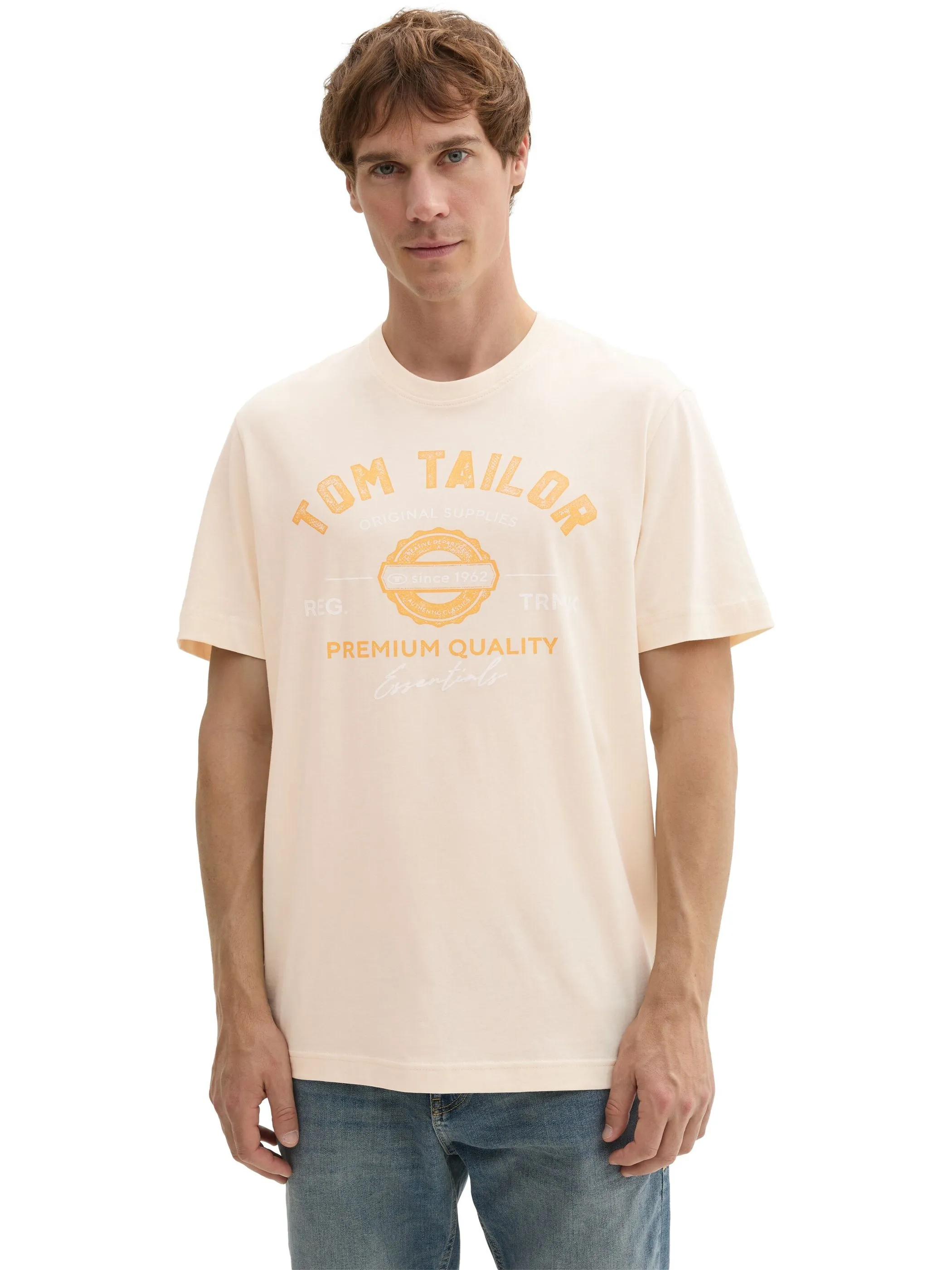 Tom Tailor 1037735 NOS logo tee Braun 884276 27469 4