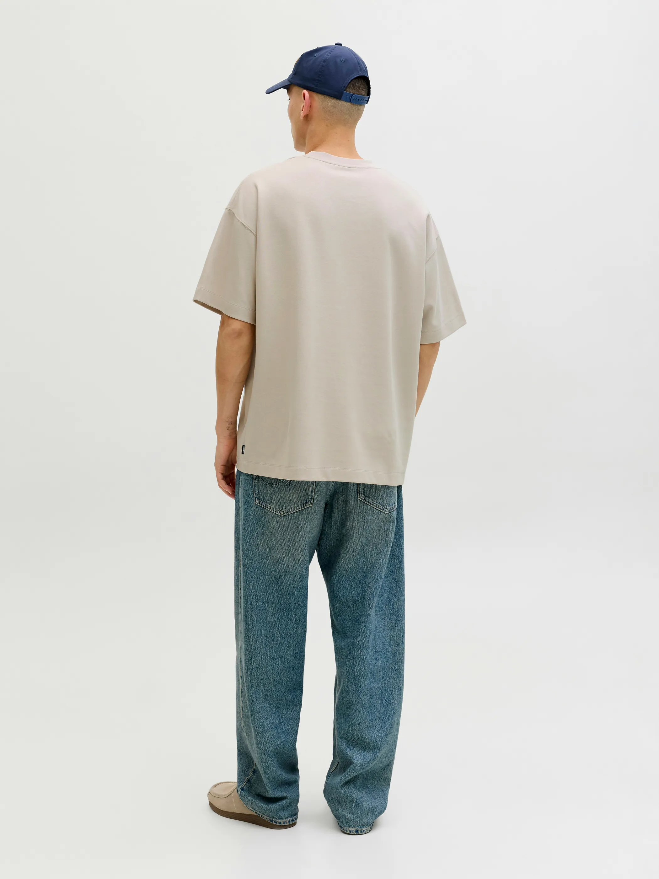 Jack Jones 12298906 JJEBARRON TEE SS O-NE Braun 927799 176631 2