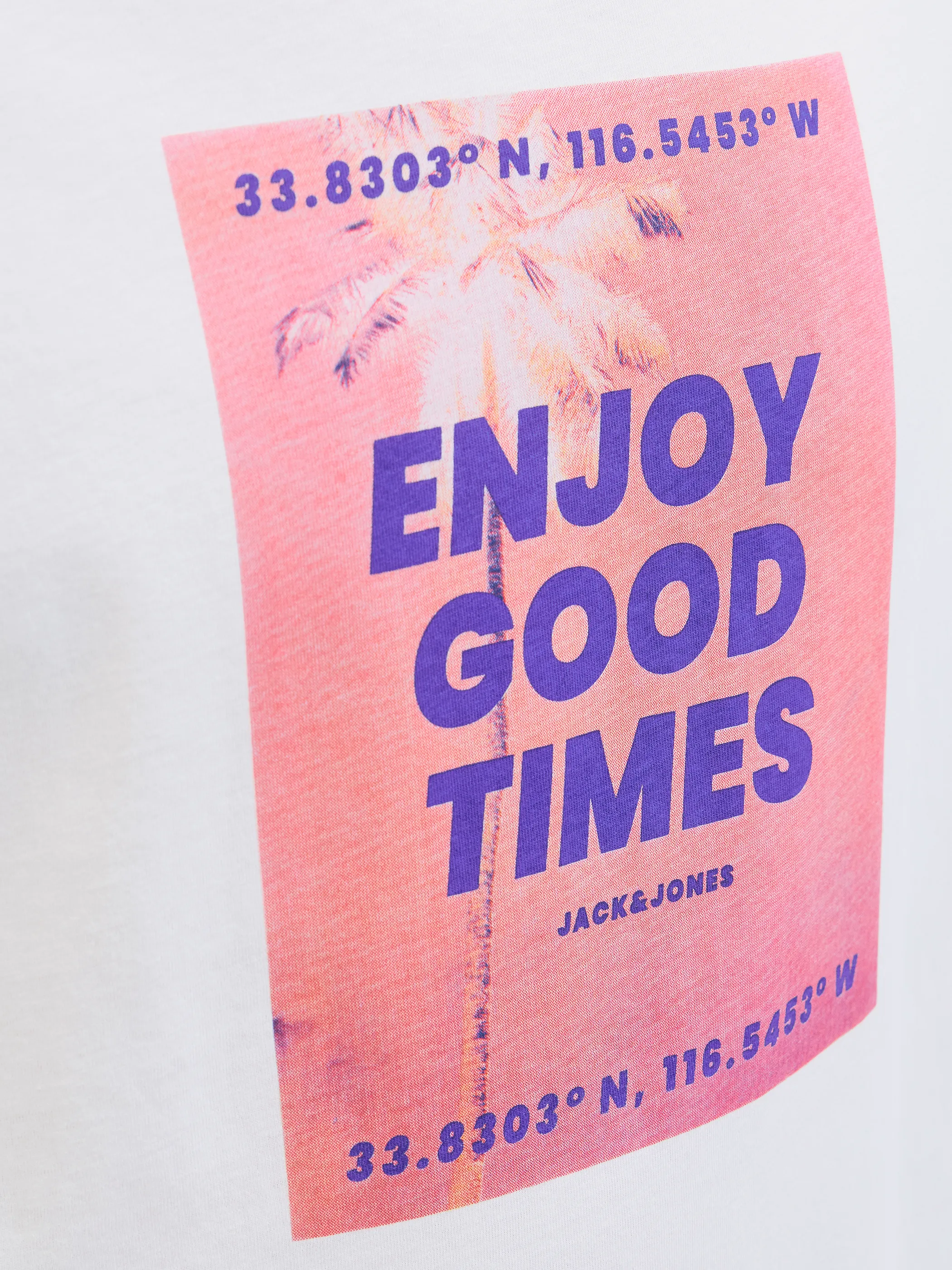 Jack Jones 12269429 JJPORTO TEE SS CREW N Weiß 904467 178074 4