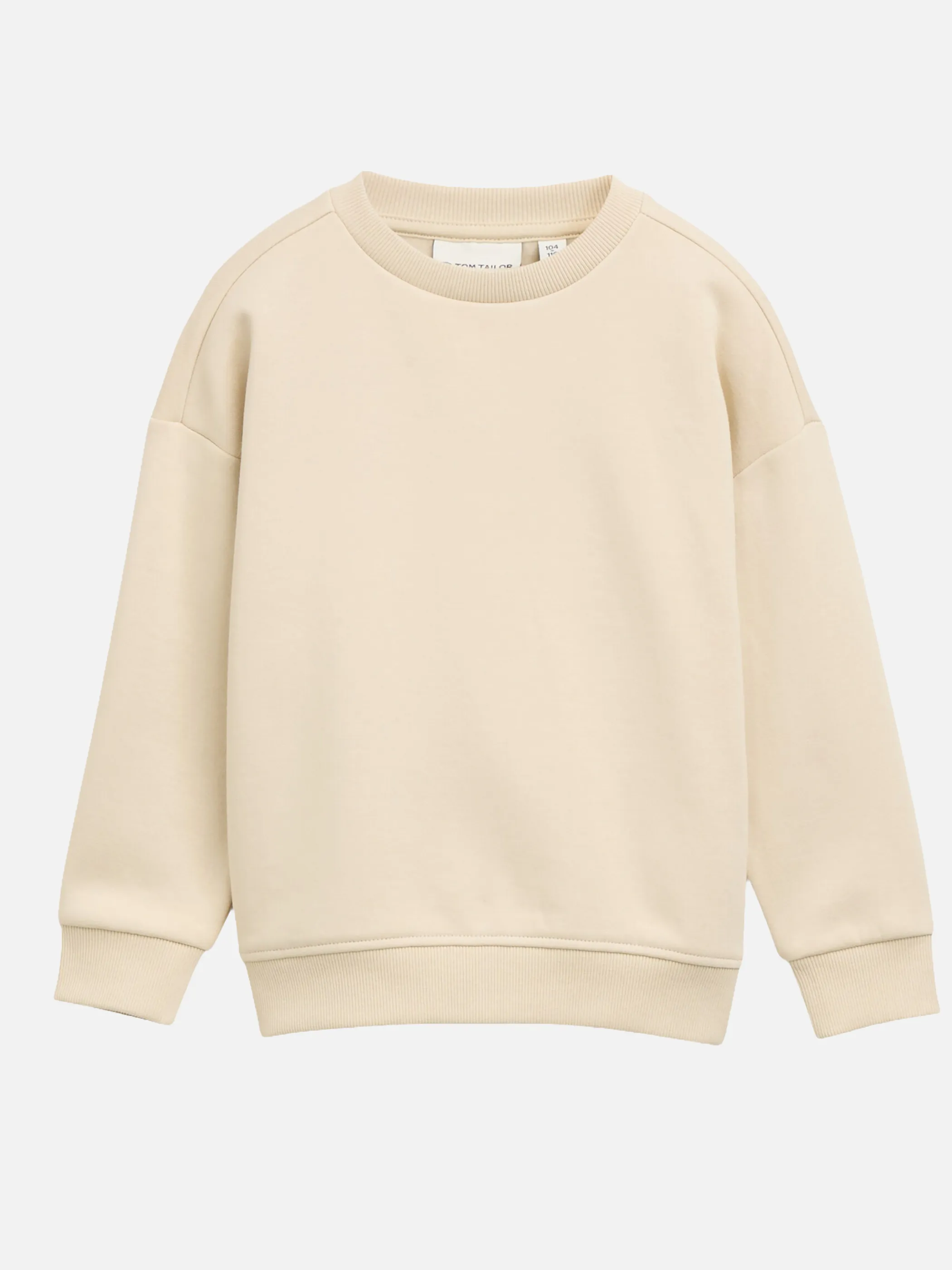 Tom Tailor 1052455 oversize printed sweatshirt Beige 934436 35213 1