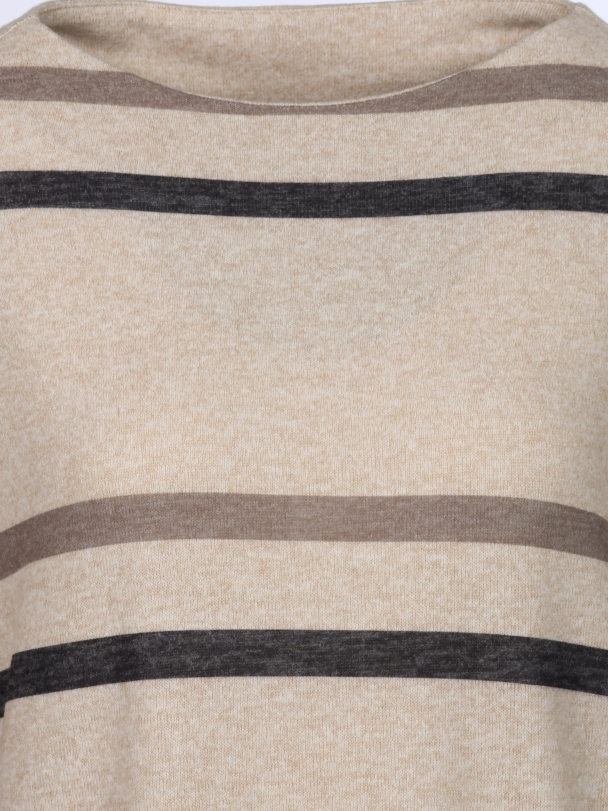 Sure Da-Flauschshirt m. Ringel Beige 932649 BEIGE 3