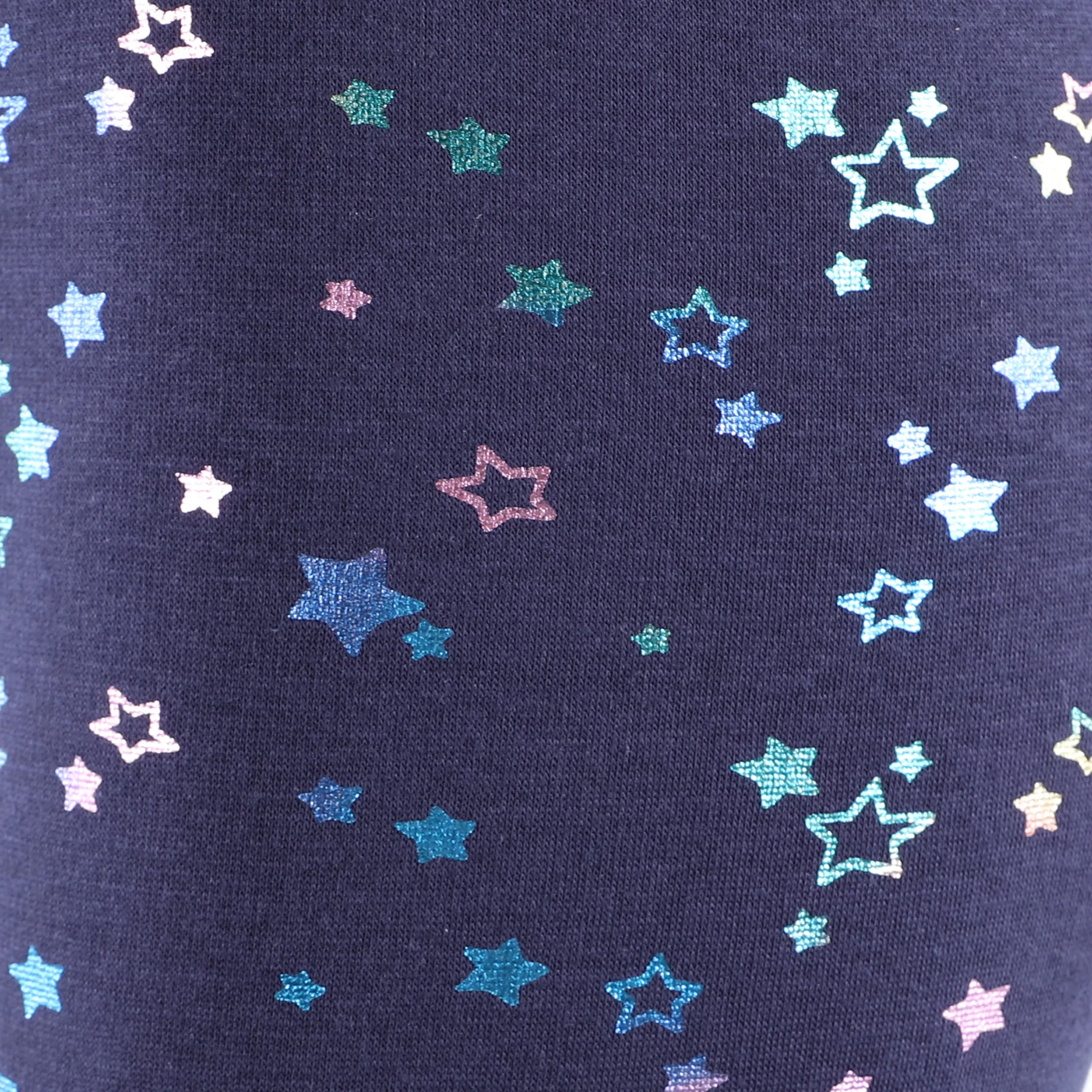Stop + Go KM Thermo Leggings in navy mit AOP Sterne Blau 881564 NAVY 3