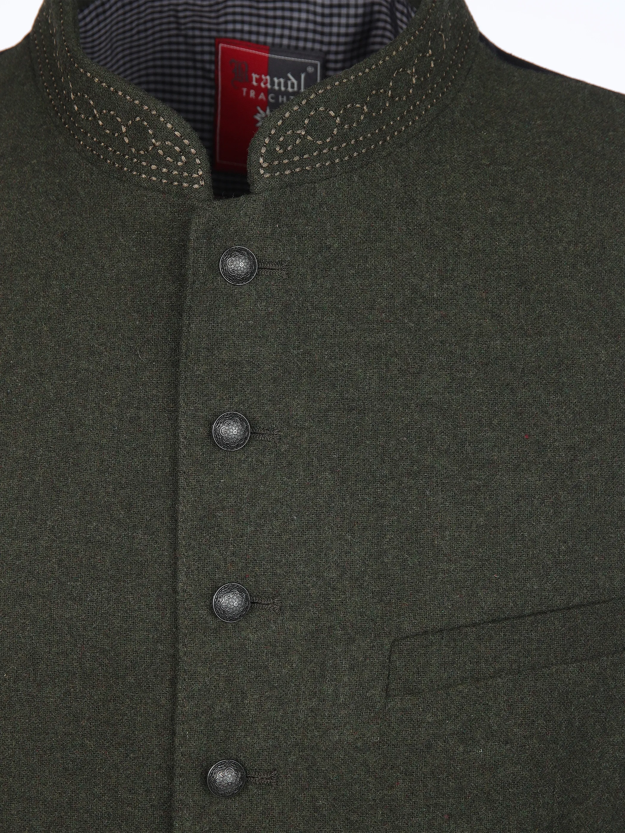 Brandl Tracht He. Woll-Trachtenweste Oliv 909487 KHAKI 3